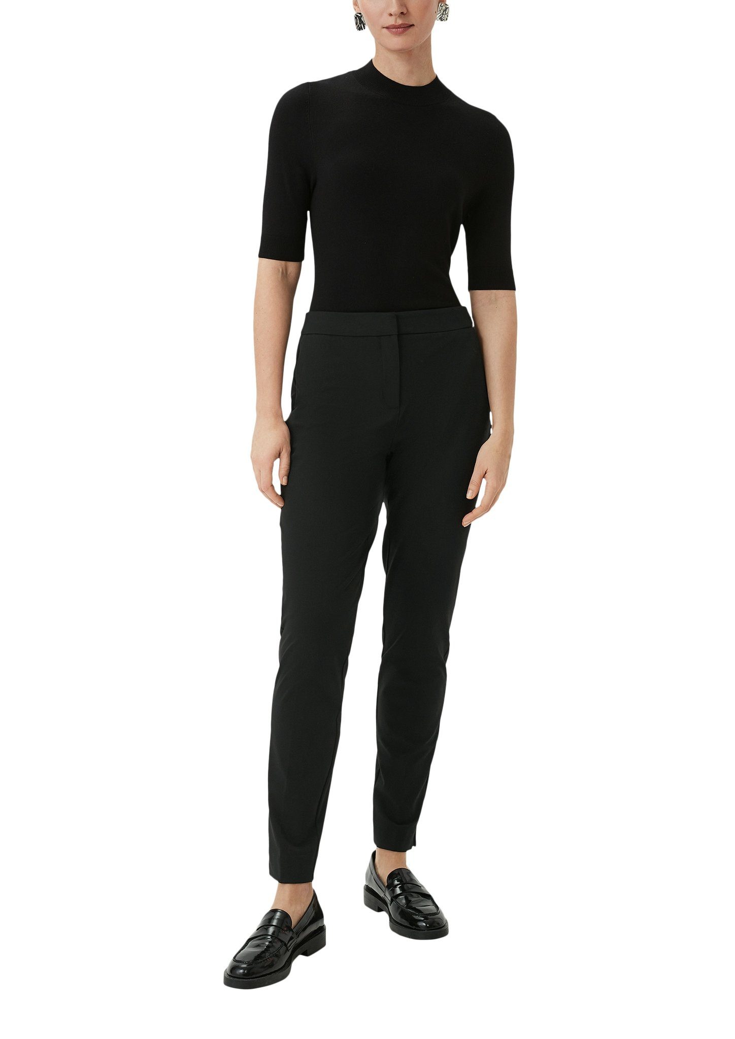 comma Anzughose mit Viskose und Slim fit