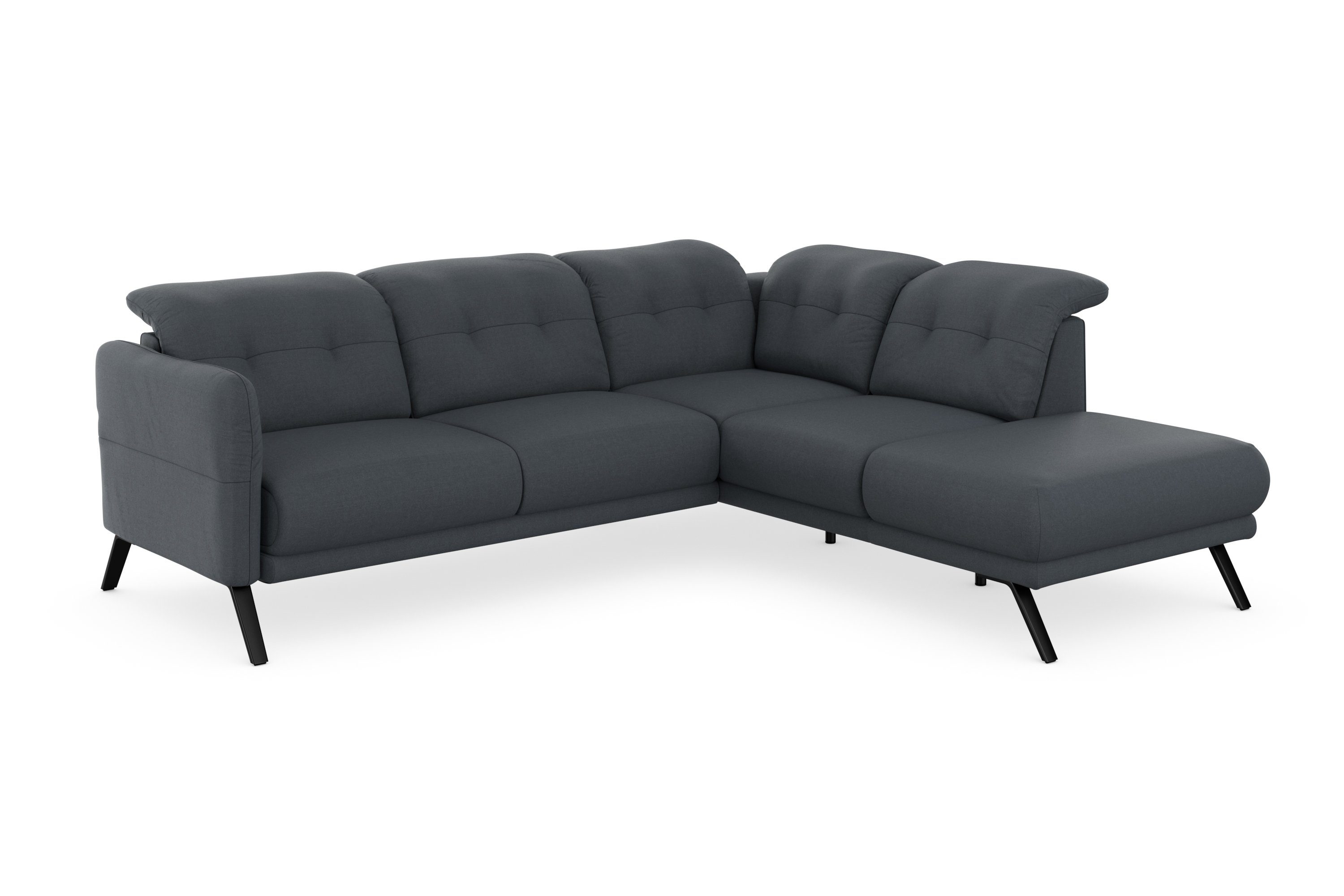 sit&more Ecksofa Scandia, Wahlweise mit und Kopfteilverstellung Armteilfunktion