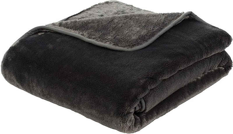 Wohndecke Premium Cashmere-Feeling Wohn- und Kuscheldecke, 130 x 170 cm, Gözze