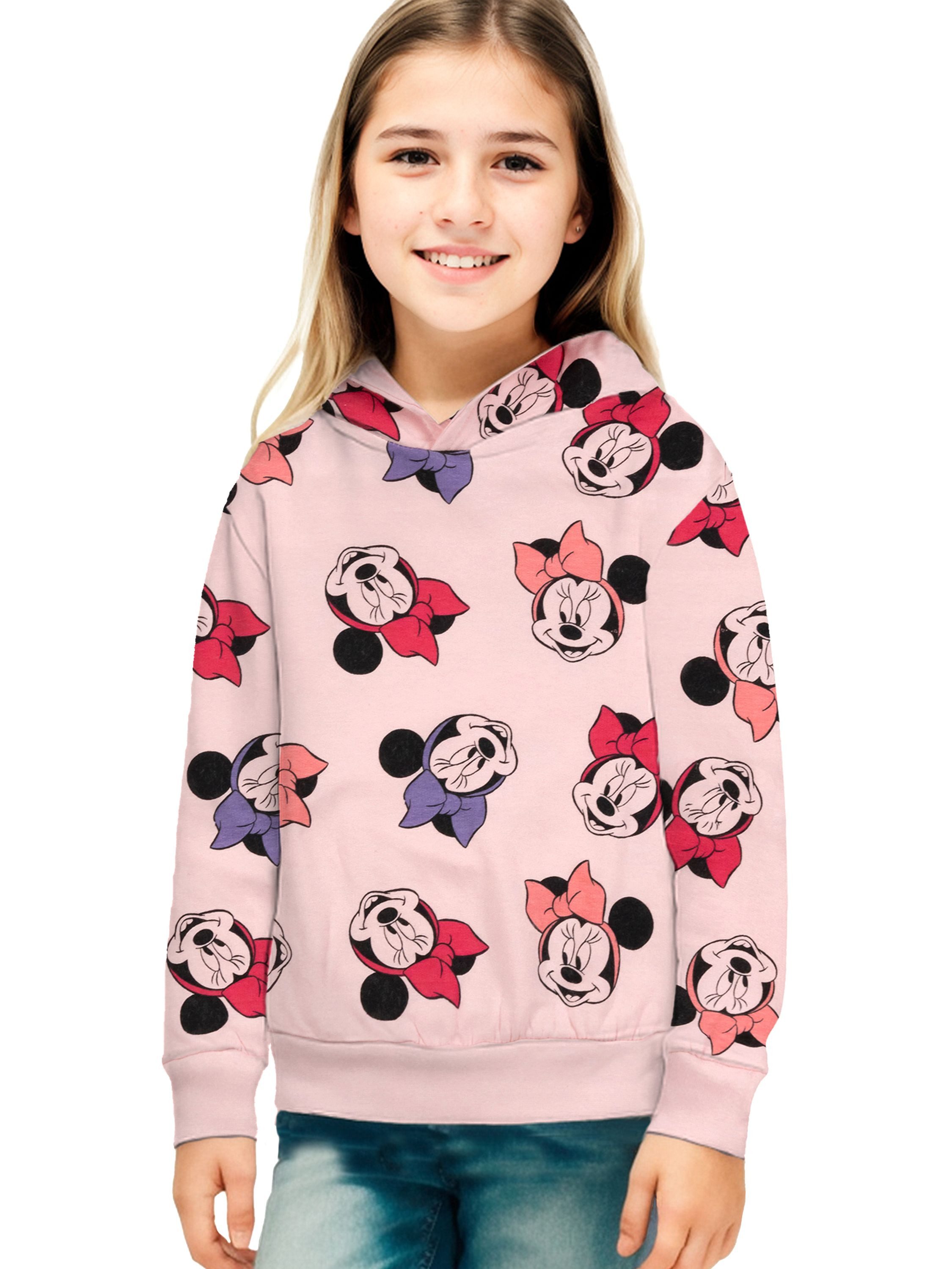 Sweatshirt Disney Minnie Mouse Hoodie Kapuzenpullover Pullover Kapuze Sweatshirt