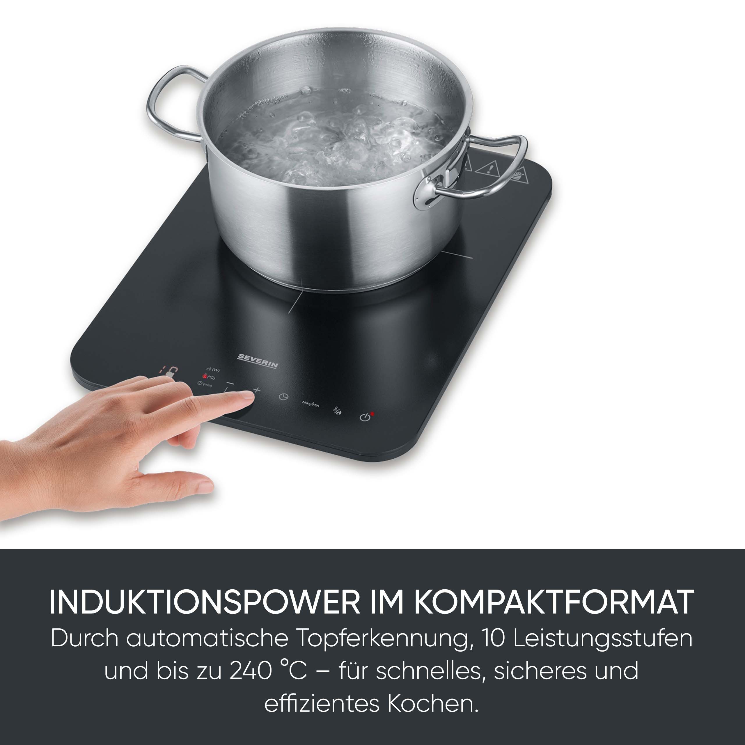 Severin Einzel-Induktionskochplatte KP 1032
