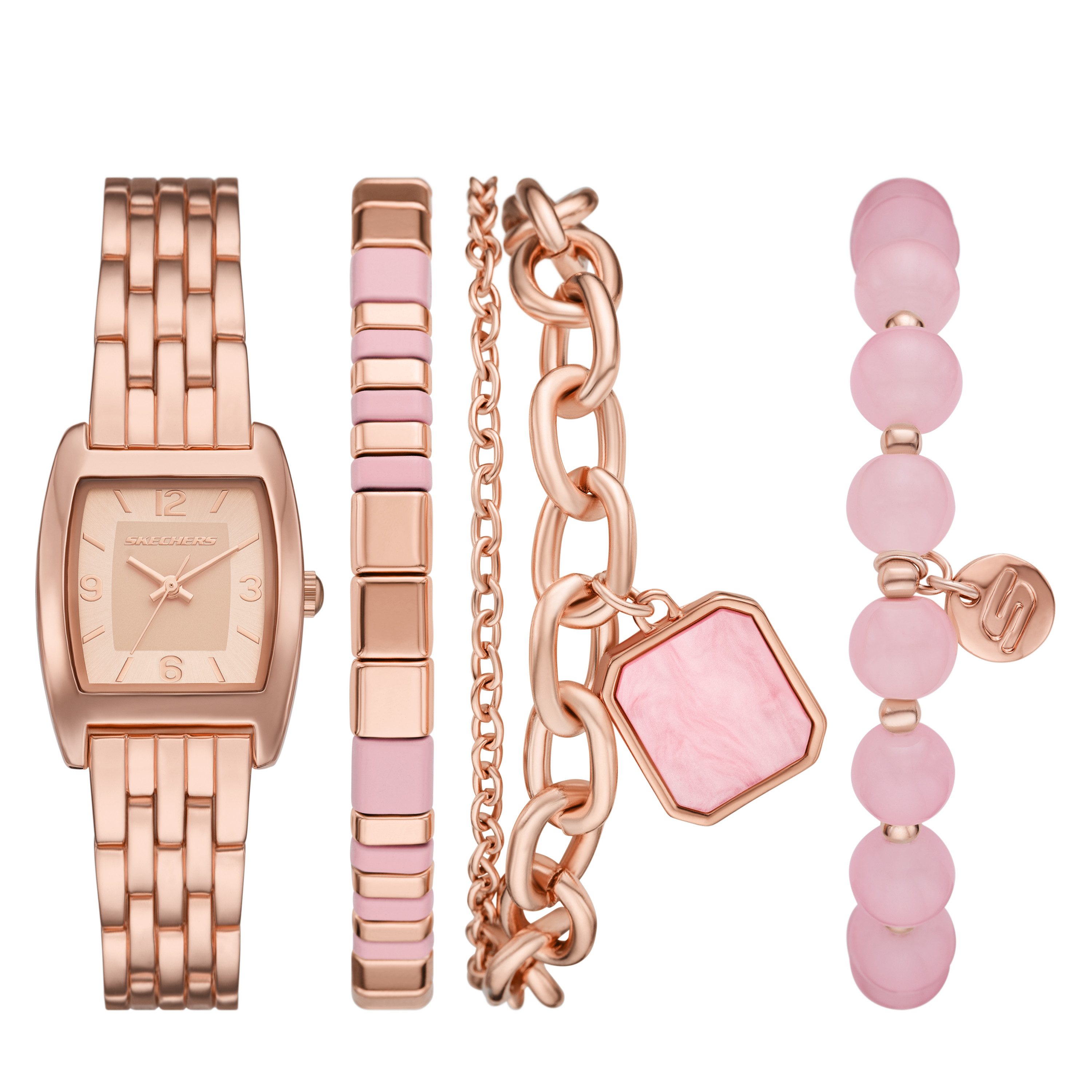 Skechers Quarzuhr SETS SR9133, (Set, 4-tlg., mit 3 Armbändern), Armbanduhr, günstig online kaufen