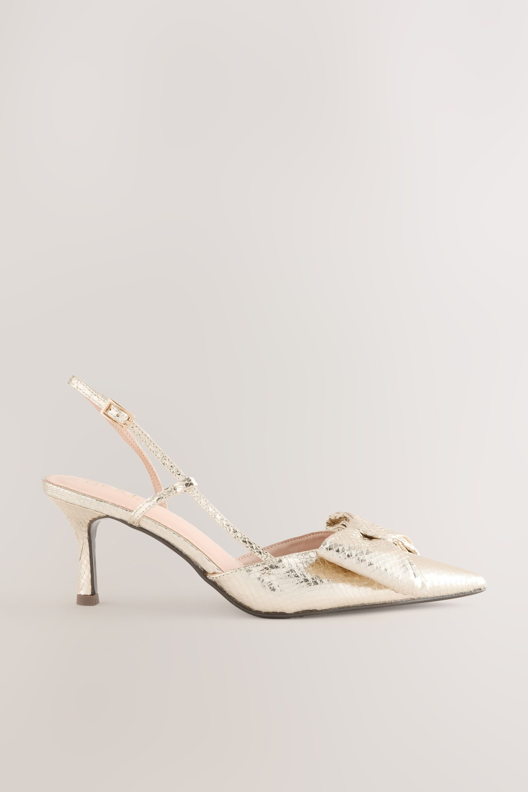 Next Forever Comfort® Spitze Slingbacks mit Schleife Slingsandalette (1-tlg)