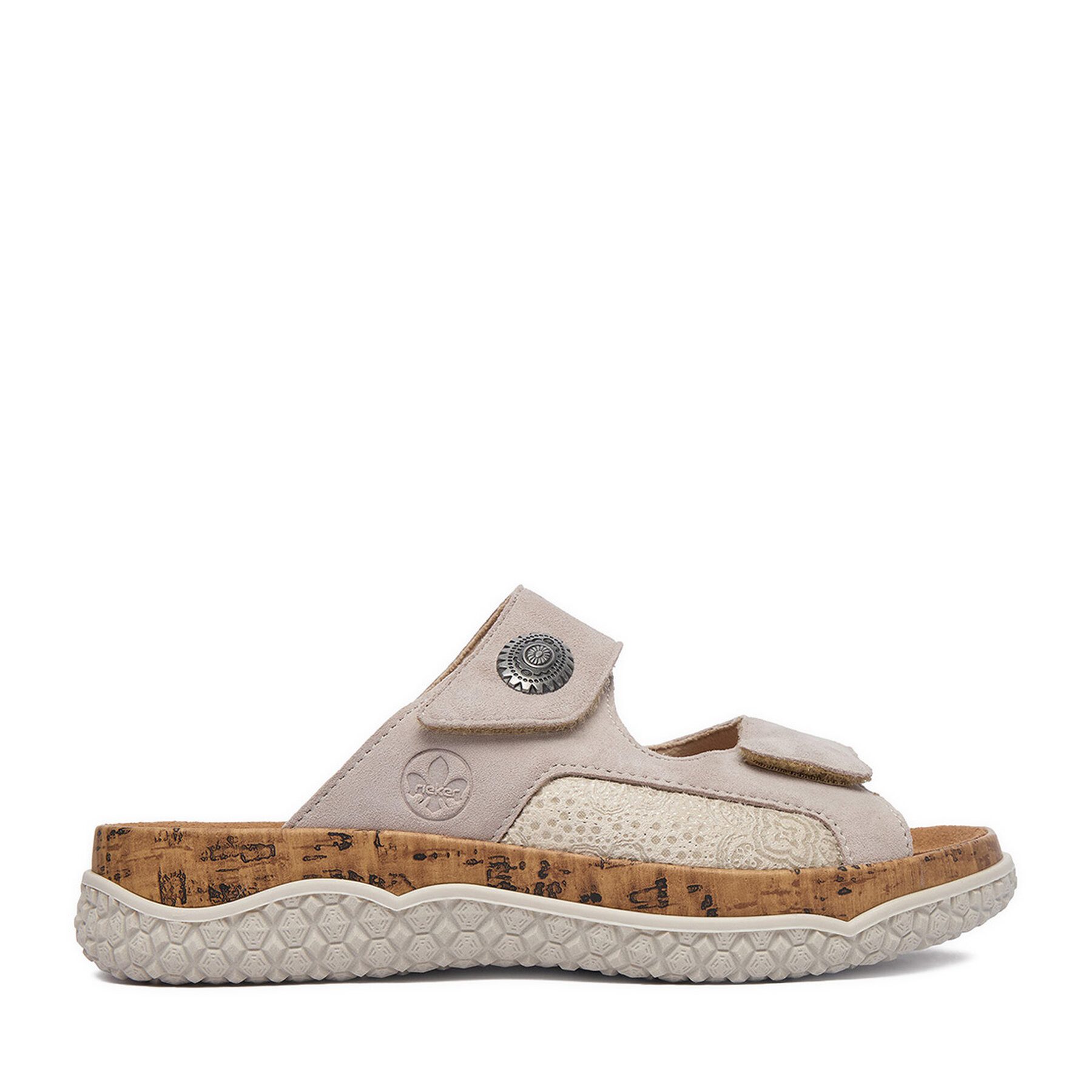 Rieker Rieker Damen-Flip-Flops Beige V0302-60 Badepantolette