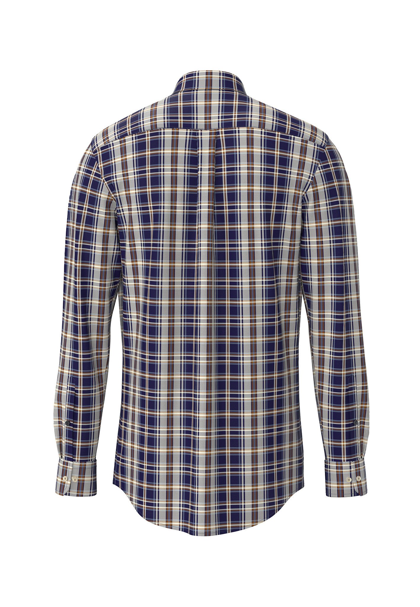 FYNCH-HATTON Karohemd mit Logo-Detail auf der Brusttasche günstig online kaufen