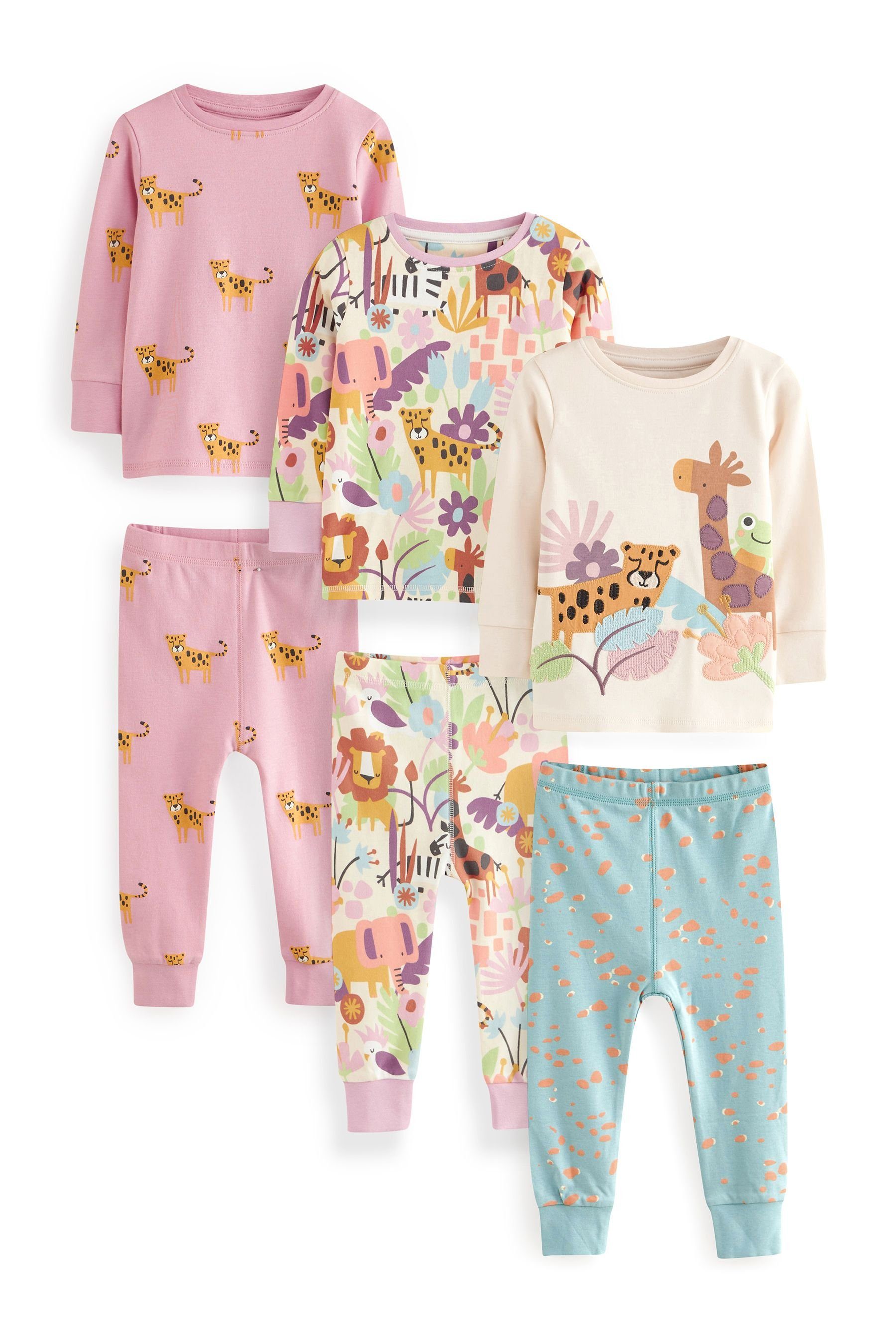 Next Pyjama Pyjamas im 3-Pack (6 tlg)