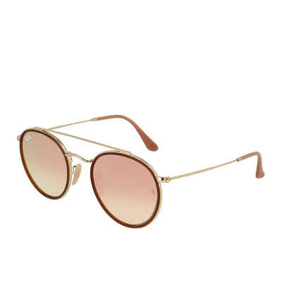 Ray-Ban Sonnenbrille Ray-Ban RB3647N 001/7O 51 Brown Mirror Pink