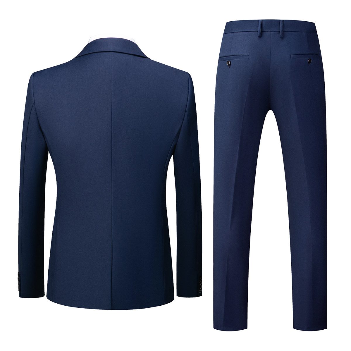 Allthemen Anzug (3 tlg) Herren Slim Fit Hochzeitsanzug komplett eleganter A günstig online kaufen
