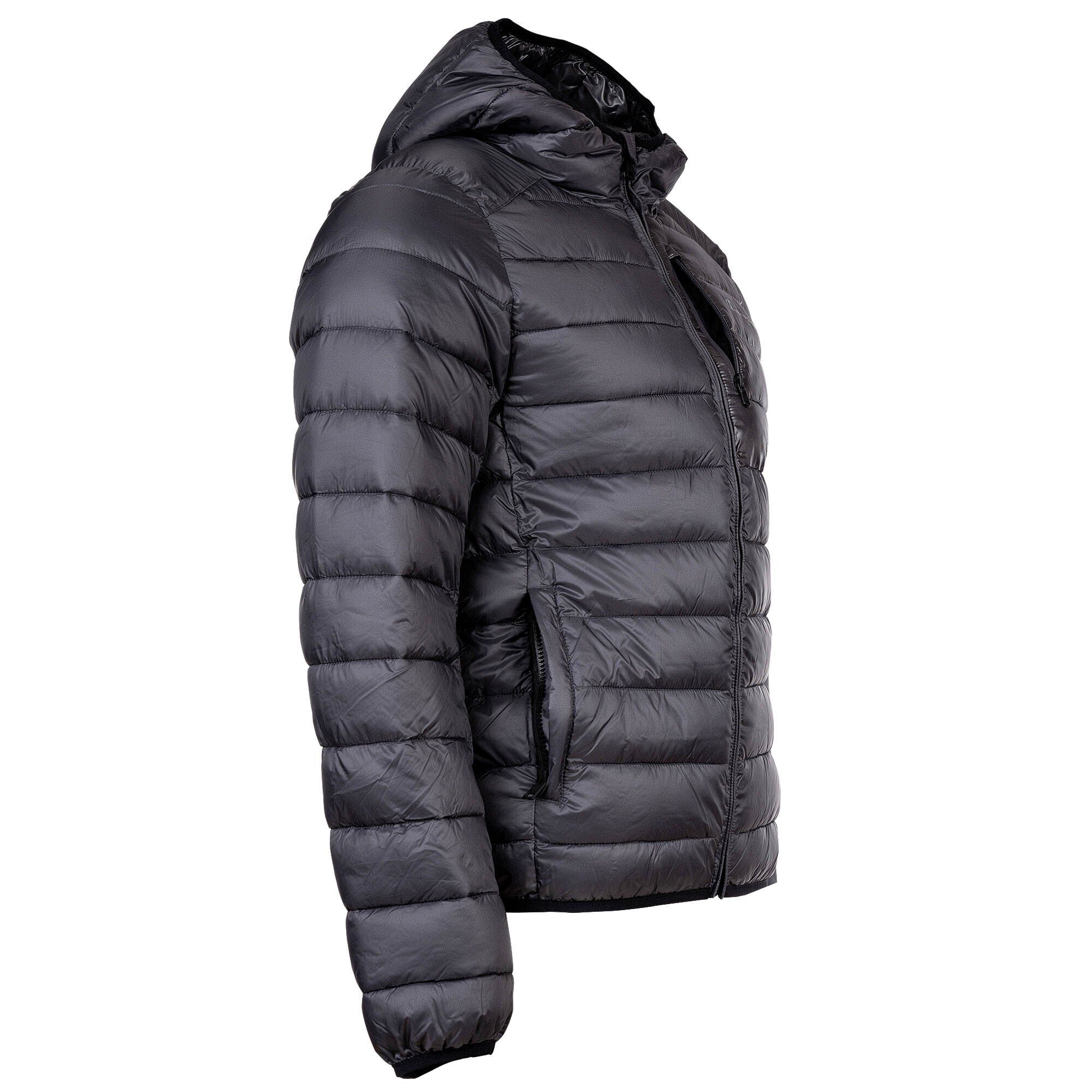 Hooded Jacke Jacket, Champion Grau Outdoor Herren - Steppjacke