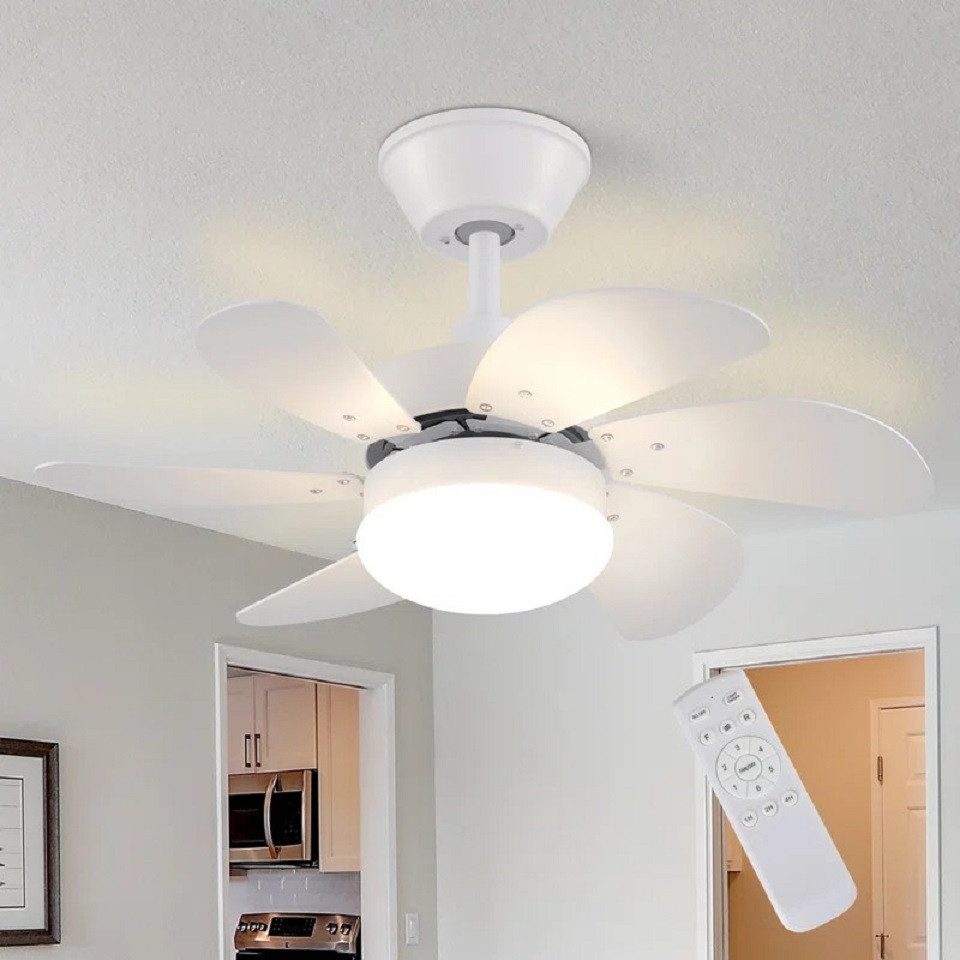 ZMH Deckenventilator Mit Licht und Fernbedienung günstig online kaufen