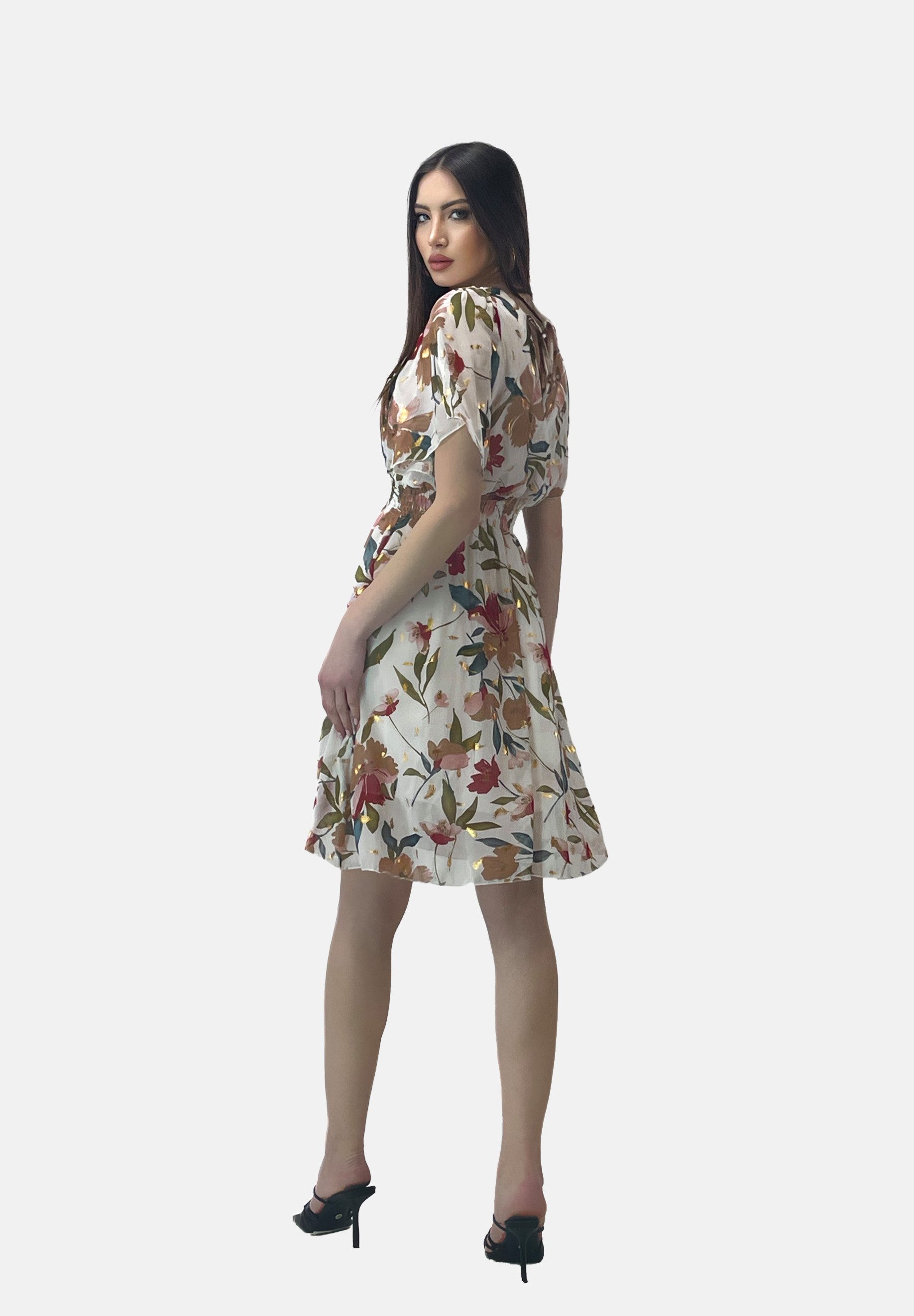 Elara Sommerkleid Elara Damen Sommerblumenkleid (1-tlg) günstig online kaufen