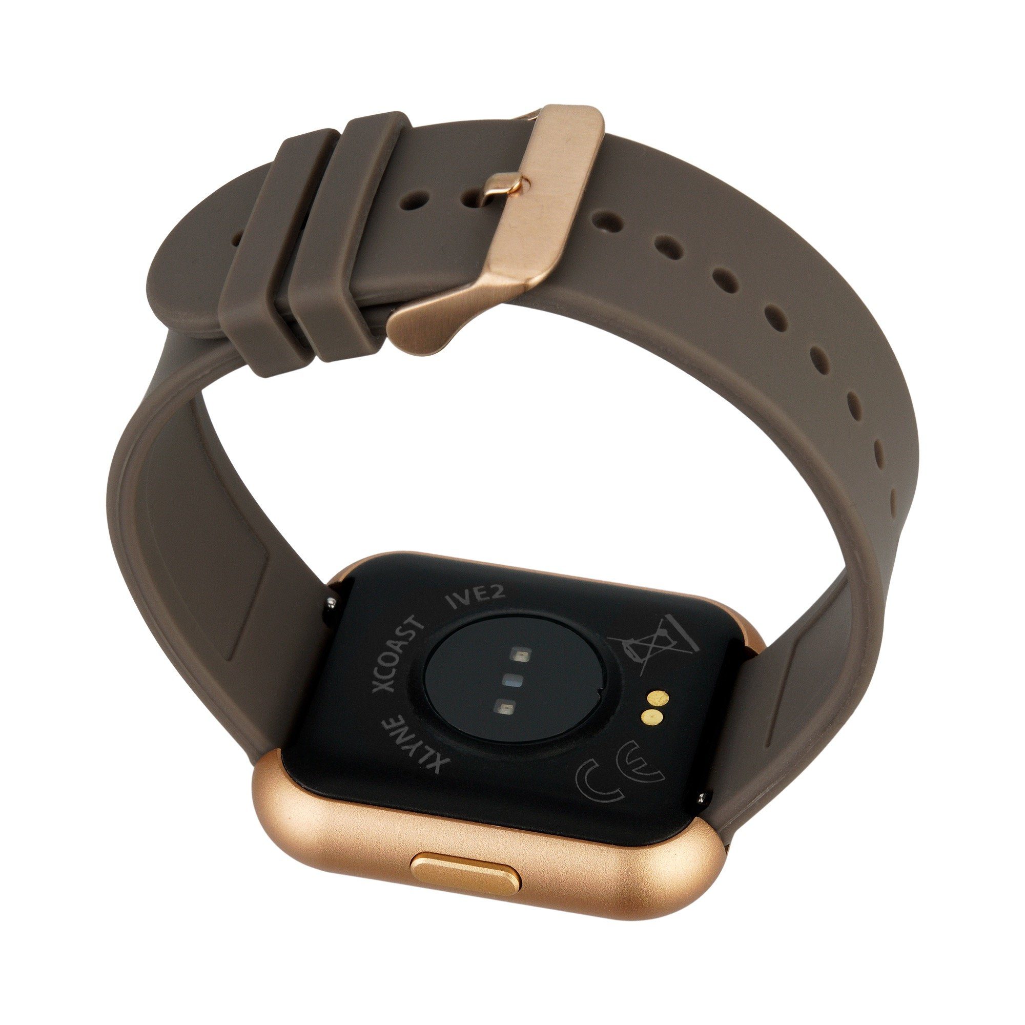 XCOAST IVE-2 Fitnesstracker und Smartwatch (BxLxH: 2,6x3,2x10,9 cm, iOS 8.2 oder neuer / Android 4.4 oder neuer) Nachrichtenanzeige, 70 verschiedene Ziffernblät – Bild 5 von 5