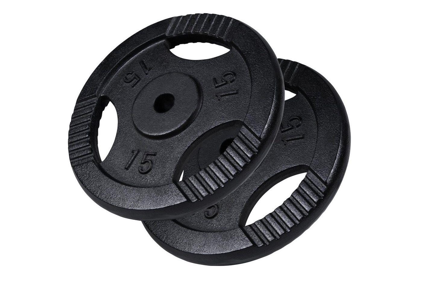 GORILLA SPORTS Hantelscheibe Hantelscheibe Guss Gripper 0,5-20 KG, 30 kg