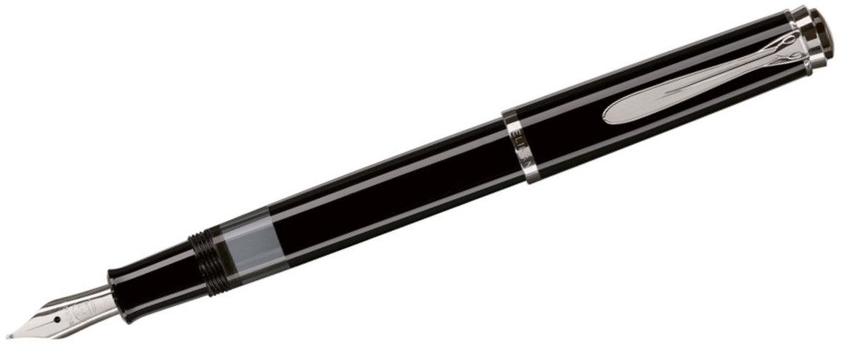 Pelikan Füllfederhalter Kolbenfüllhalter Classic M205 EF schwarz