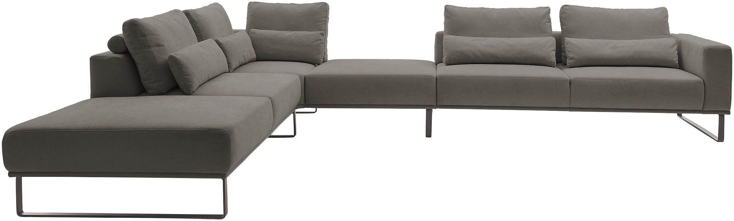 Musterring, 3 Teile, mit Zwischenhocker, wahlweise mit Funktion und Kissen, Maße 290 x 308