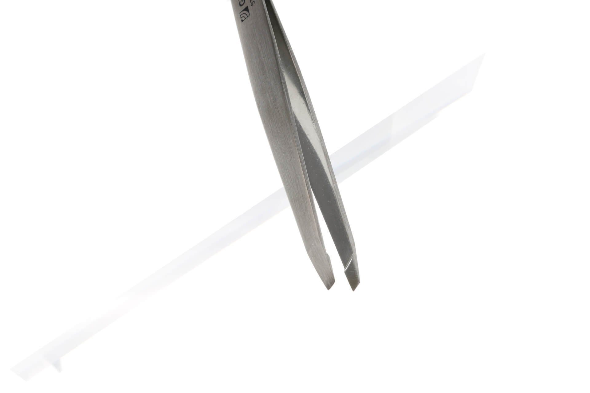 Seki EDGE Pinzette Edelstahl aus handgeschärftes cm, schräger SS-513 Pinzette Japan Spitze 9.5x0.9x1.1 mit Qualitätsprodukt