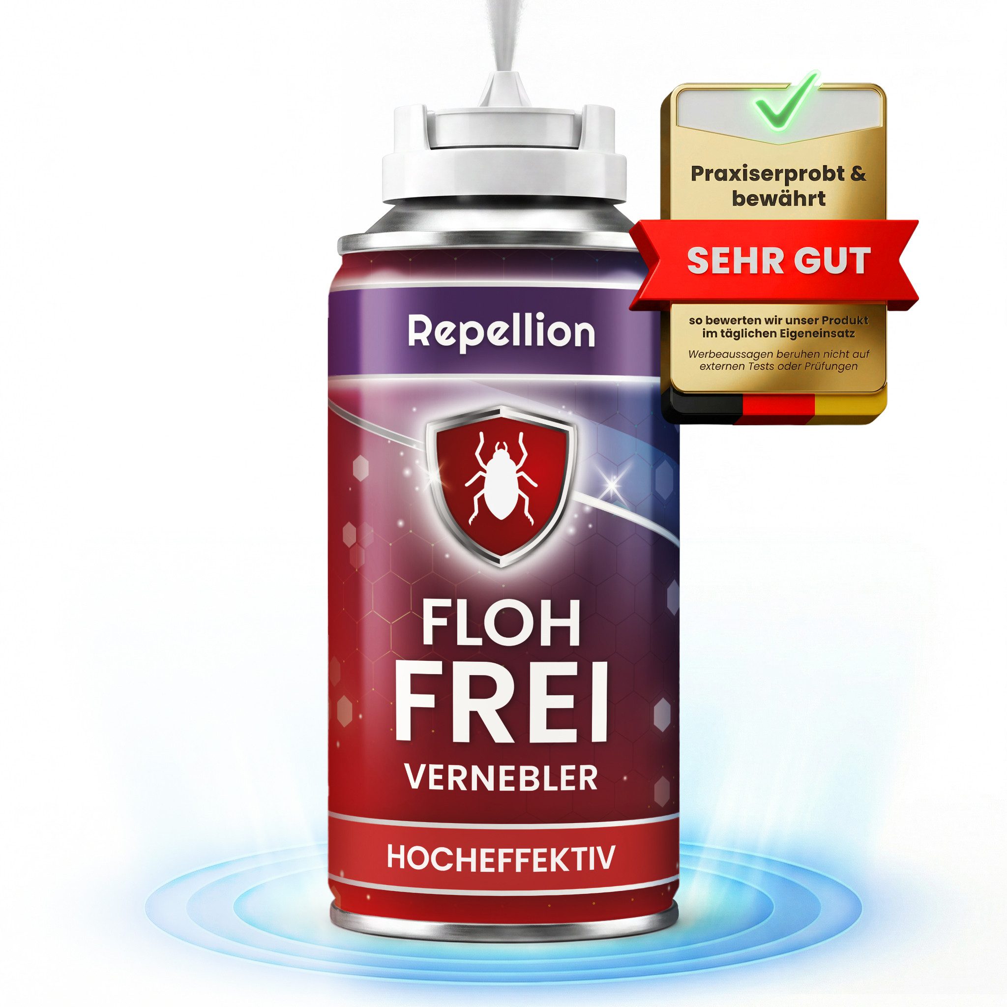 Repellion Insektenspray Floh Fogger für die Wohnung – Fogger gegen Flöhe & Flohbombe, 150 ml, Vernebler zum effektiven Flöhe bekämpfen