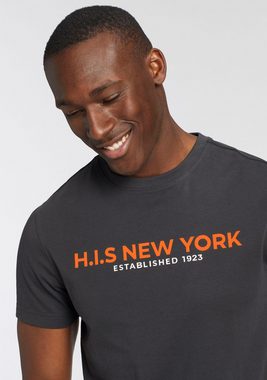 H.I.S T-Shirt Mit großem Frontprint