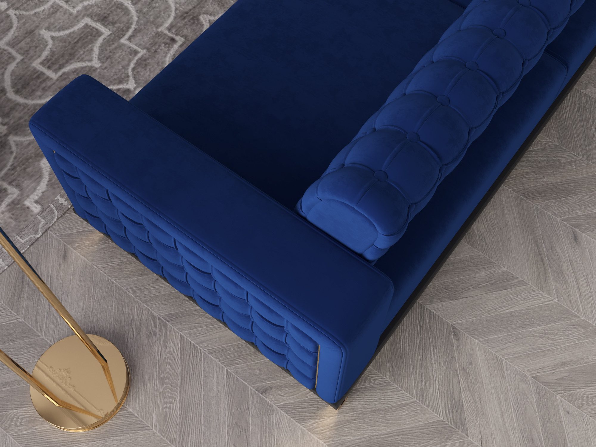 Möbeldreams Chesterfield-Sofa Sofa-Set Tina 3-2-1/3-3-1 / Drehsessel / Schlaffunktion / Chesterfield