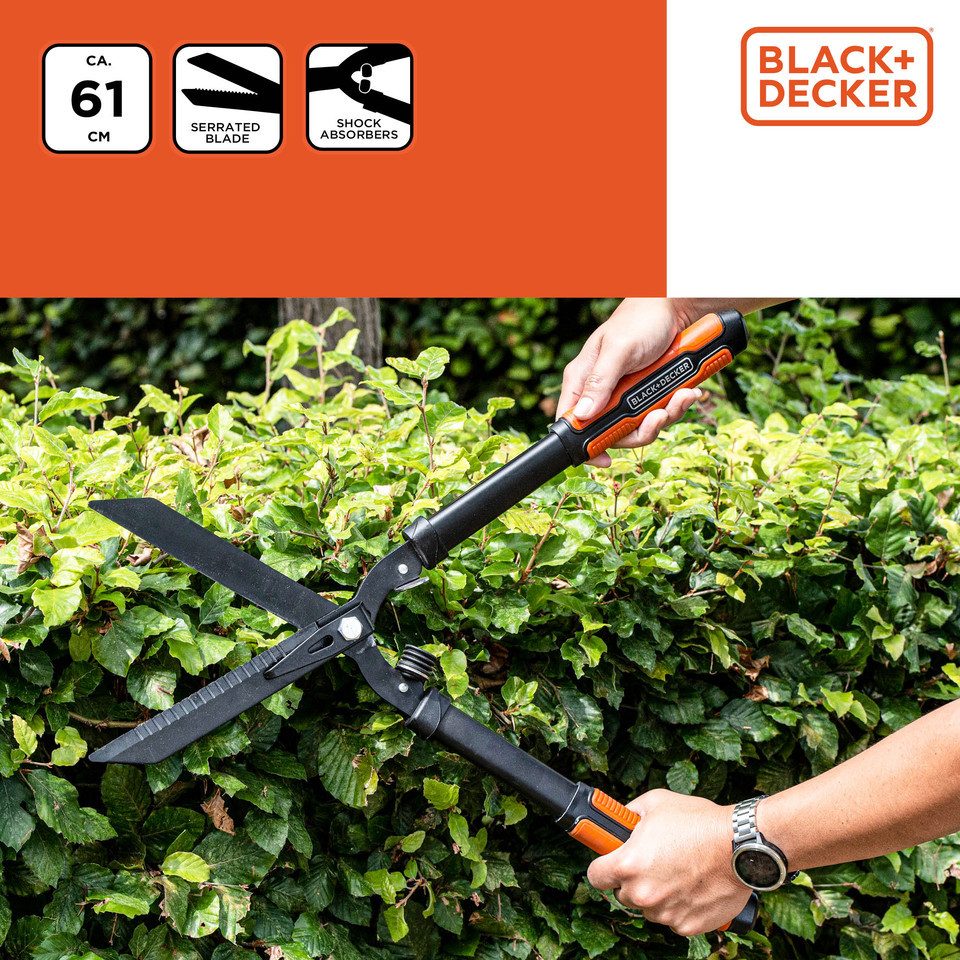 Black + Decker Heckenschere BLACK+DECKER Heckenschere 61 CM