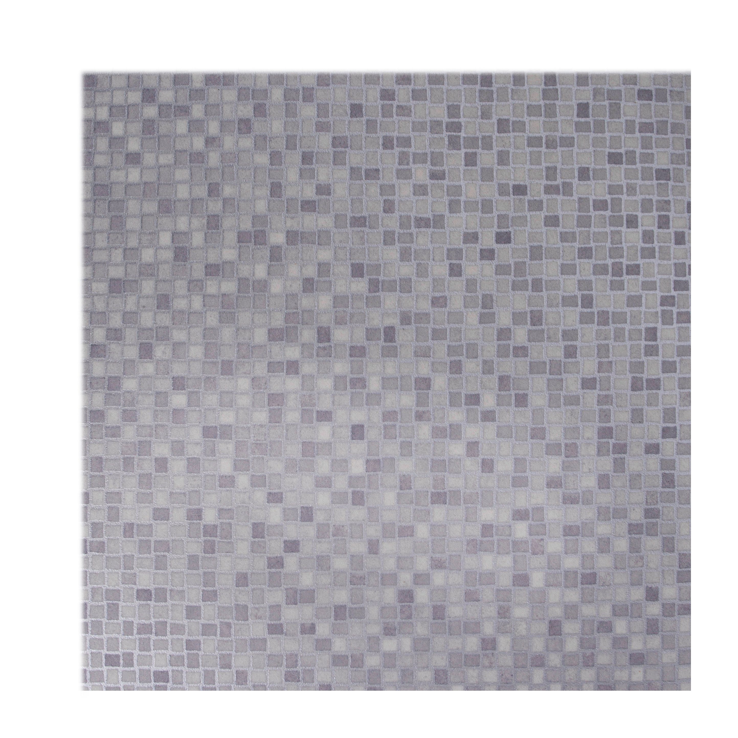 cm, 2,50 Andiamo x Grau ca. Bodenbelag Schaumrücken, cm 1.600 / Paris CV Gesamtstärke 300 PVC 400 Vinylboden Mosaik Gewicht 200 g/m², mm, 200 x