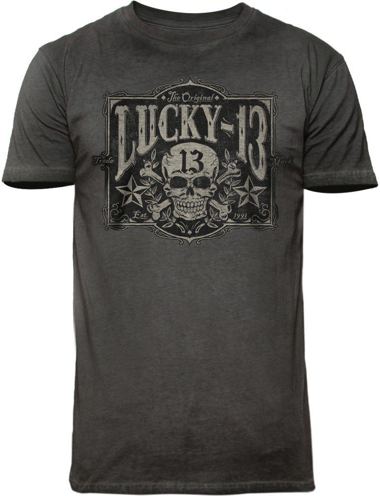 Lucky 13 T-Shirt L13 Tombstone Tee günstig online kaufen