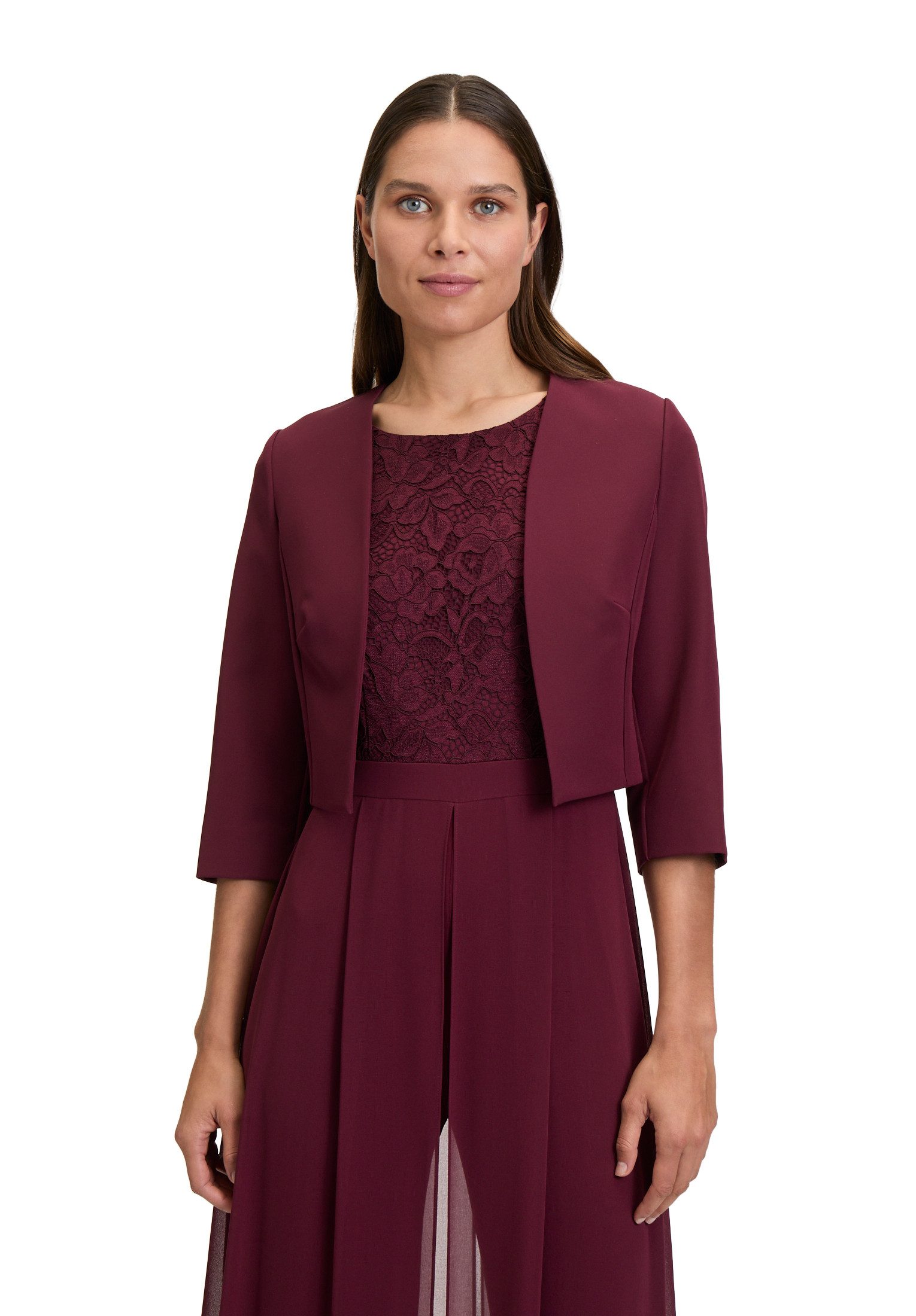 Vera Mont Bolerojacke "Damen Bolero-Jacke mit Kellerfalten" günstig online kaufen