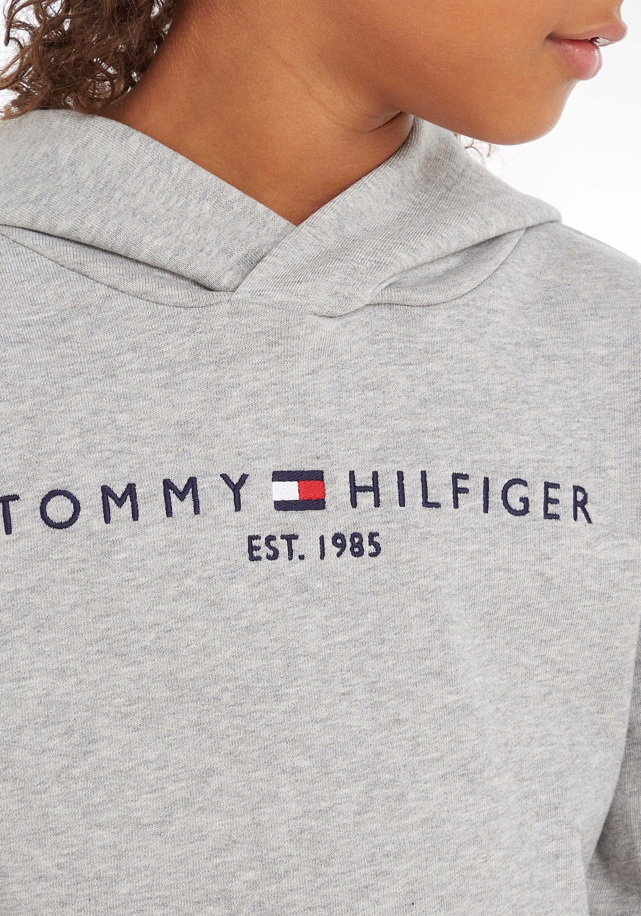 HOODIE für Tommy Kapuzensweatshirt ESSENTIAL Hilfiger Jungen und Mädchen