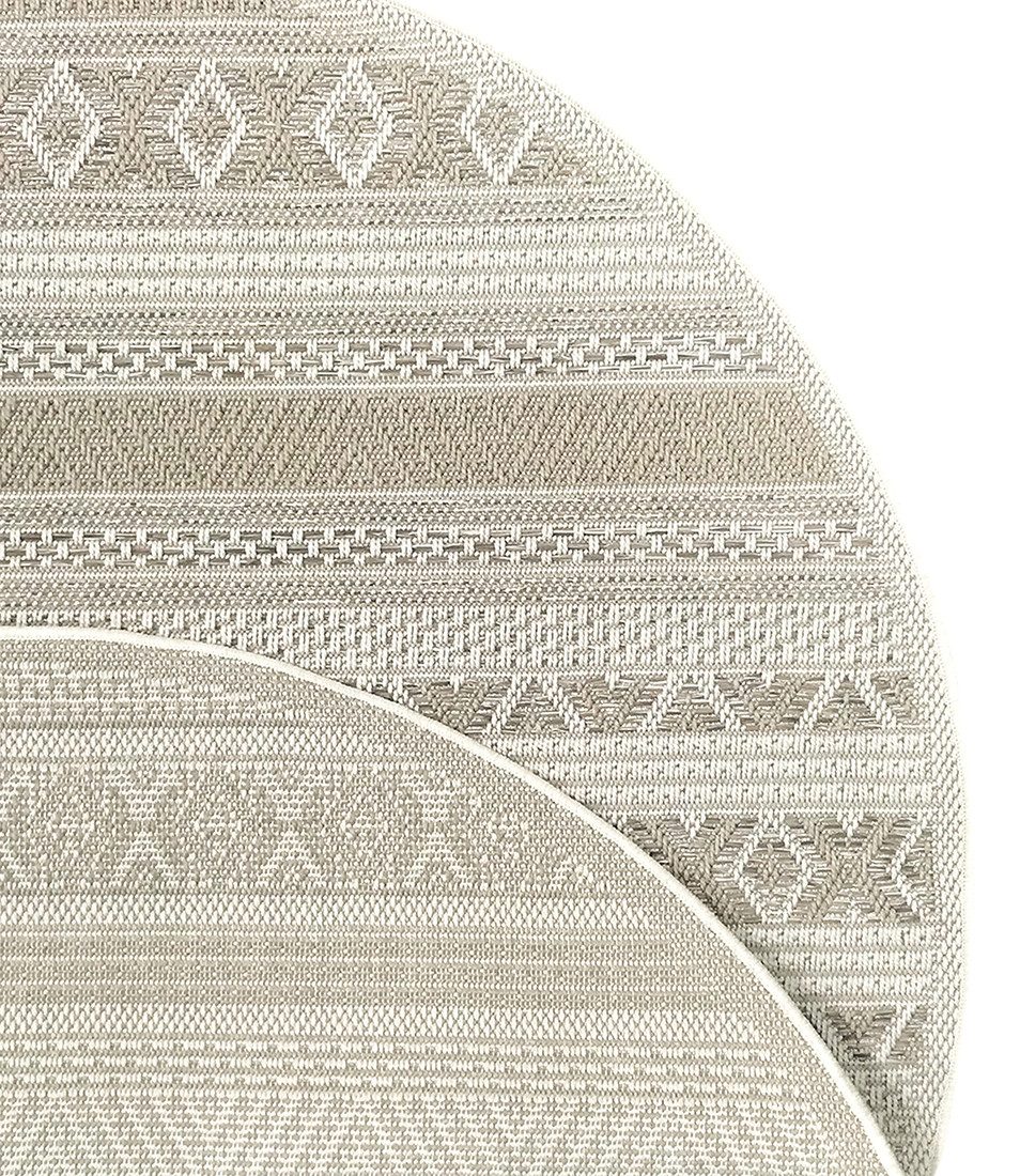 the carpet Teppich Calgary round, rund, Höhe: 1 mm, moderner robuster In un günstig online kaufen