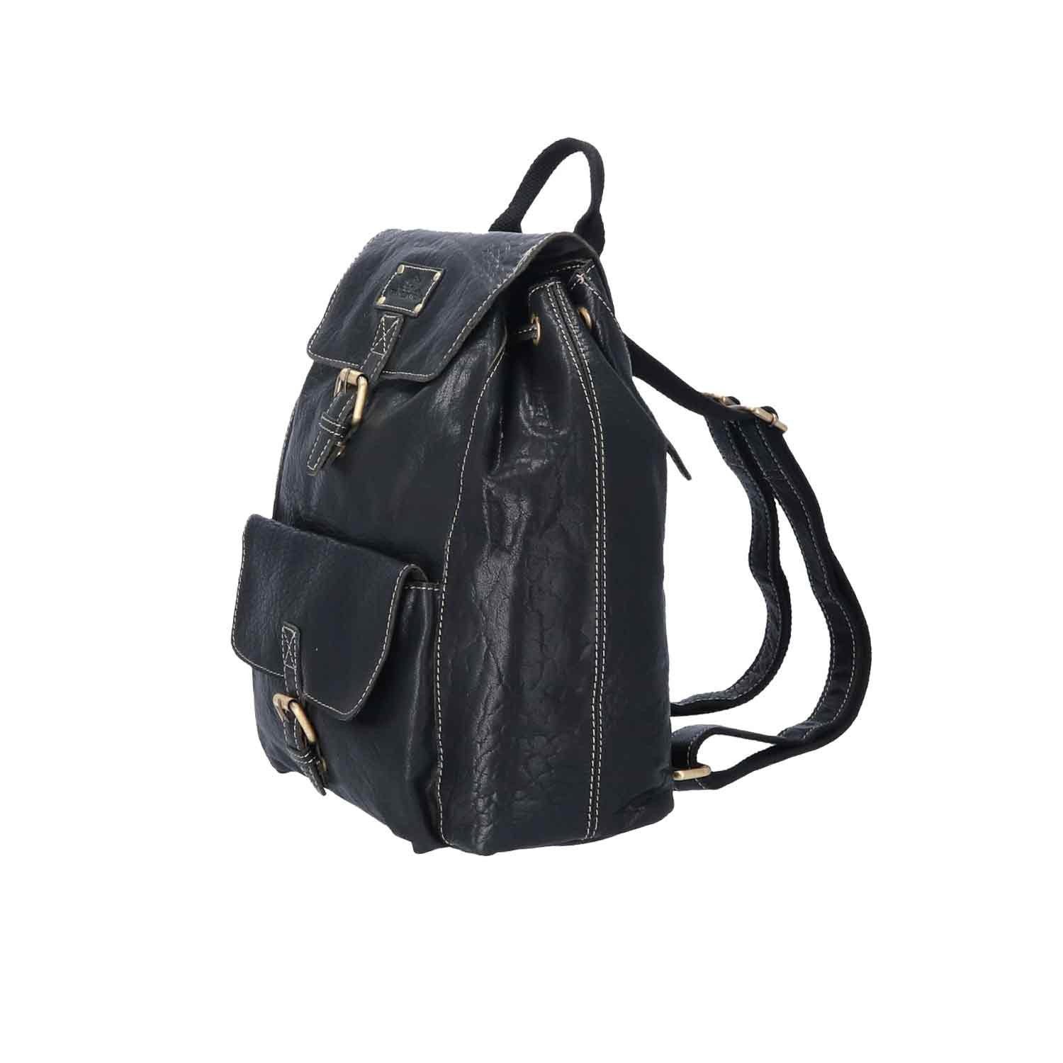 The Skandinavian Brand Freizeitrucksack The Skandinavian Brand Backpack Leather schwarz (1-tlg)