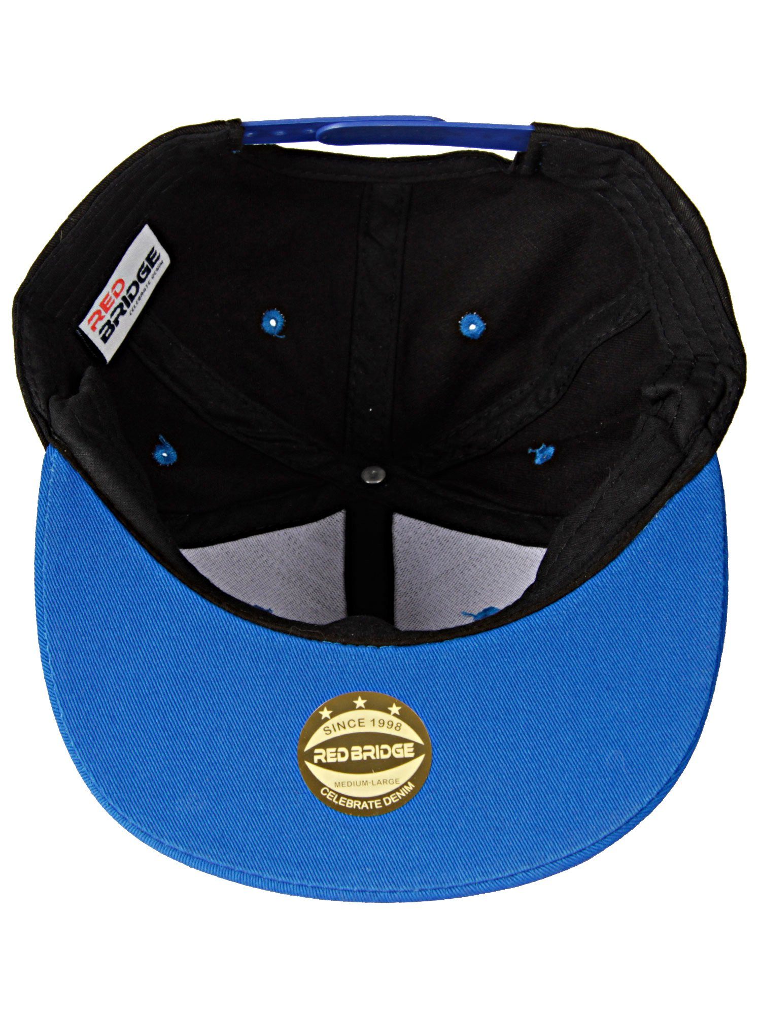 Schirm schwarz-blau Baseball kontrastfarbigem Smethwick RedBridge mit Cap