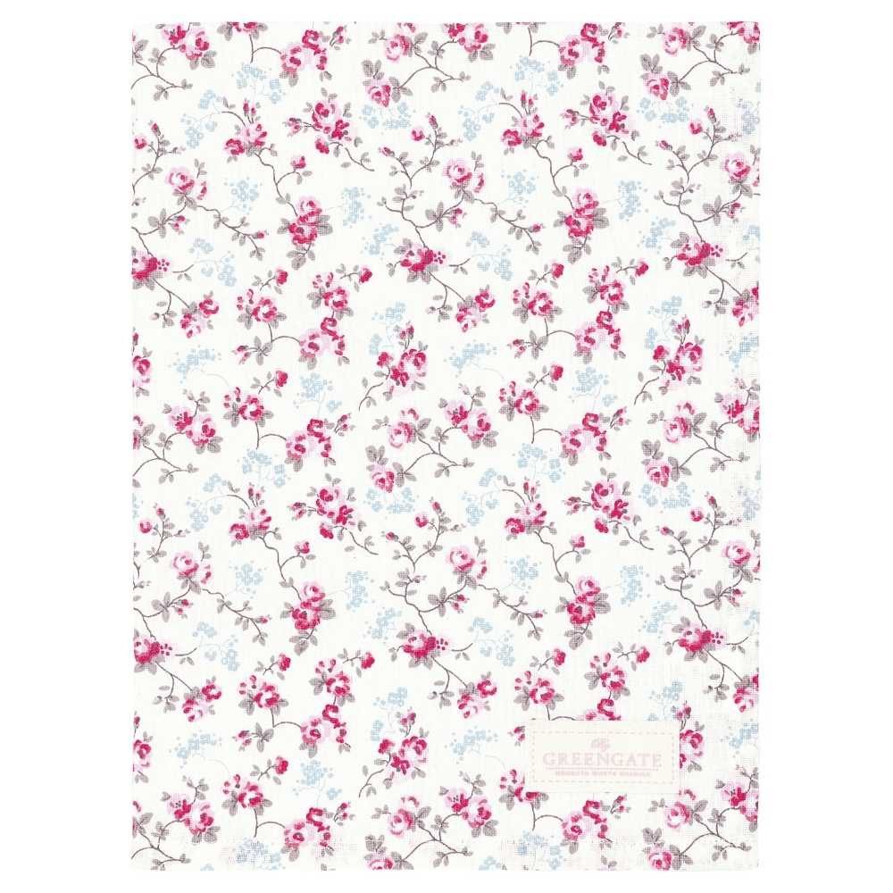 Greengate Geschirrtuch Greengate Geschirrtuch ELSY Weiß mit Blumen günstig online kaufen