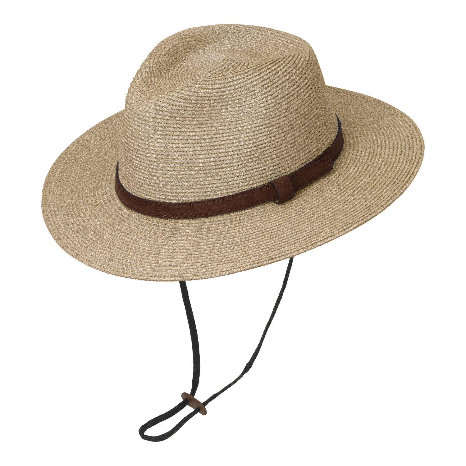 Fiebig Strohhut Knautschbarer Traveller mit verstellbarem Kinnband