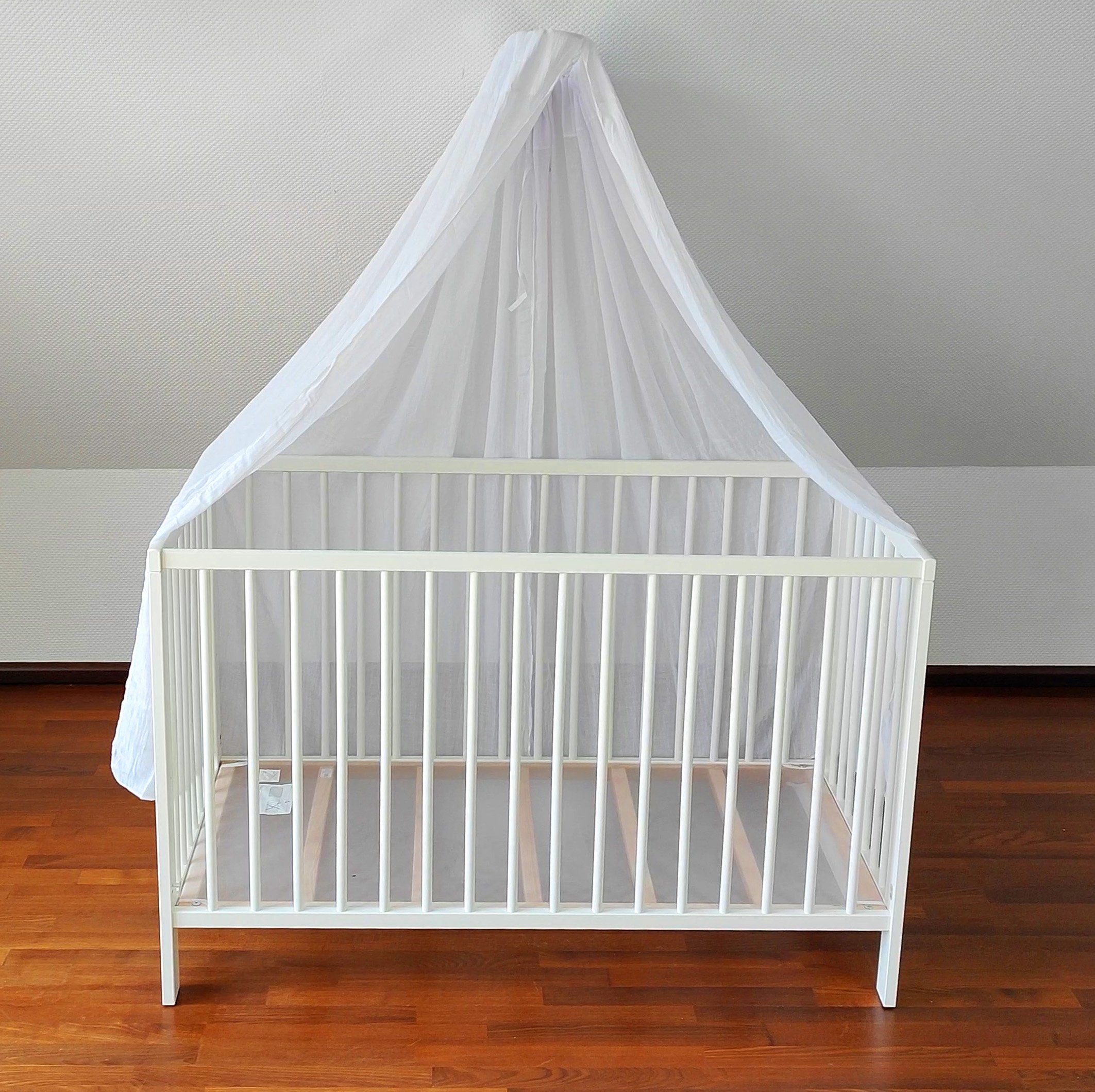 Babykajo Betthimmel (4-tlg), Himmelstange für Babybett – Stange für Betthimmel Babybett i – Bild 3 von 5