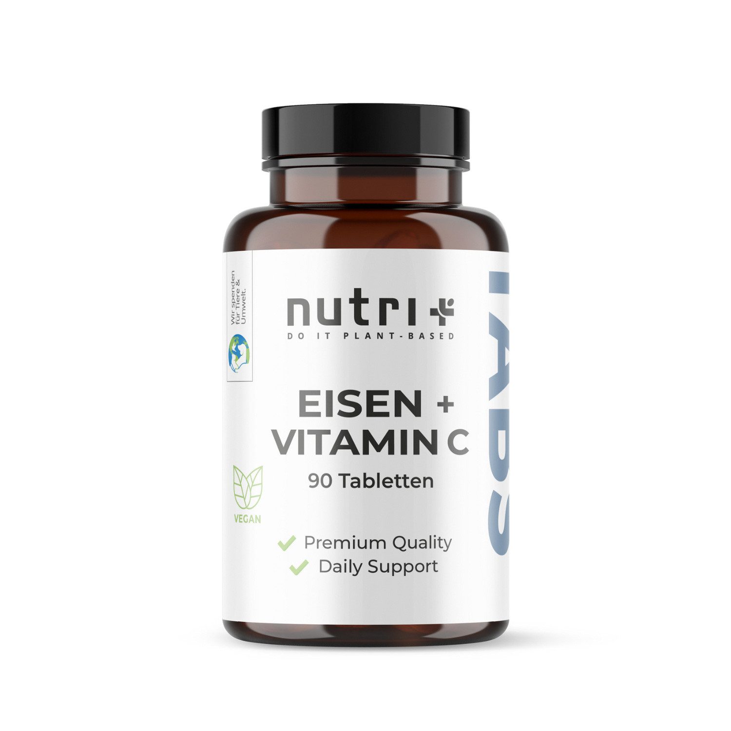 nutri+ Eisen Tabletten + Vitamin C - 50mg Kapseln