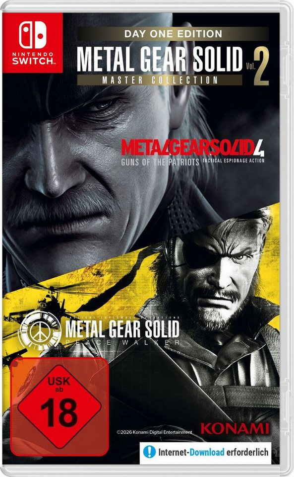 Metal Gear Solid Master Collection 2 - Day One Edition (Softwarekarte), Nintendo Switch