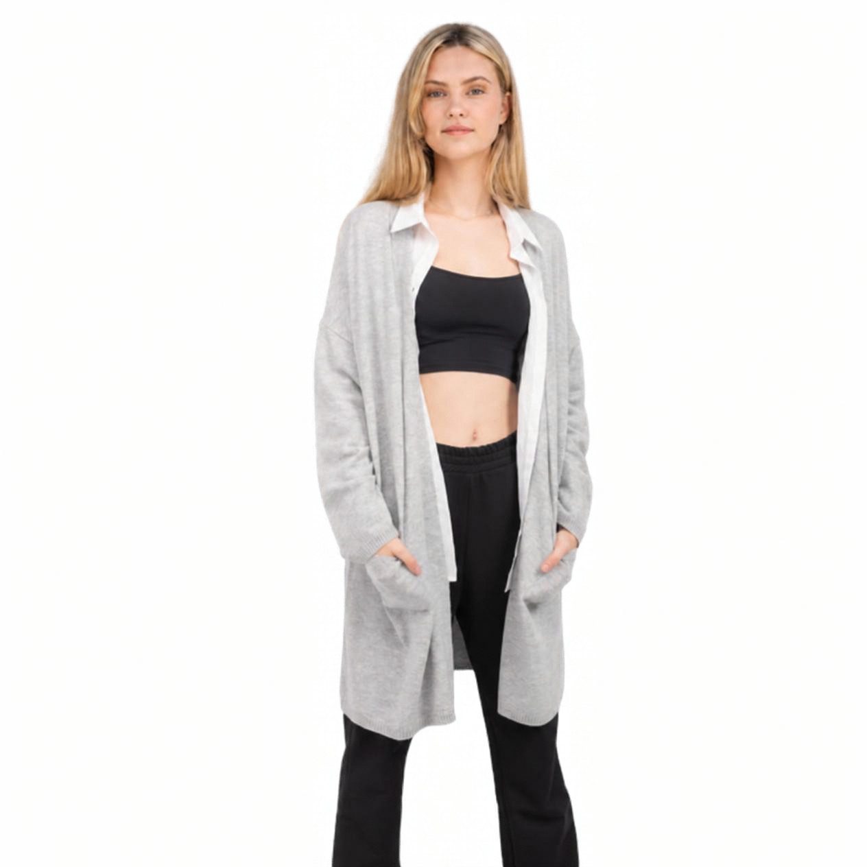maracujaaa Strickjacke 50001 GINGER unifarben / ohne Knöpfe