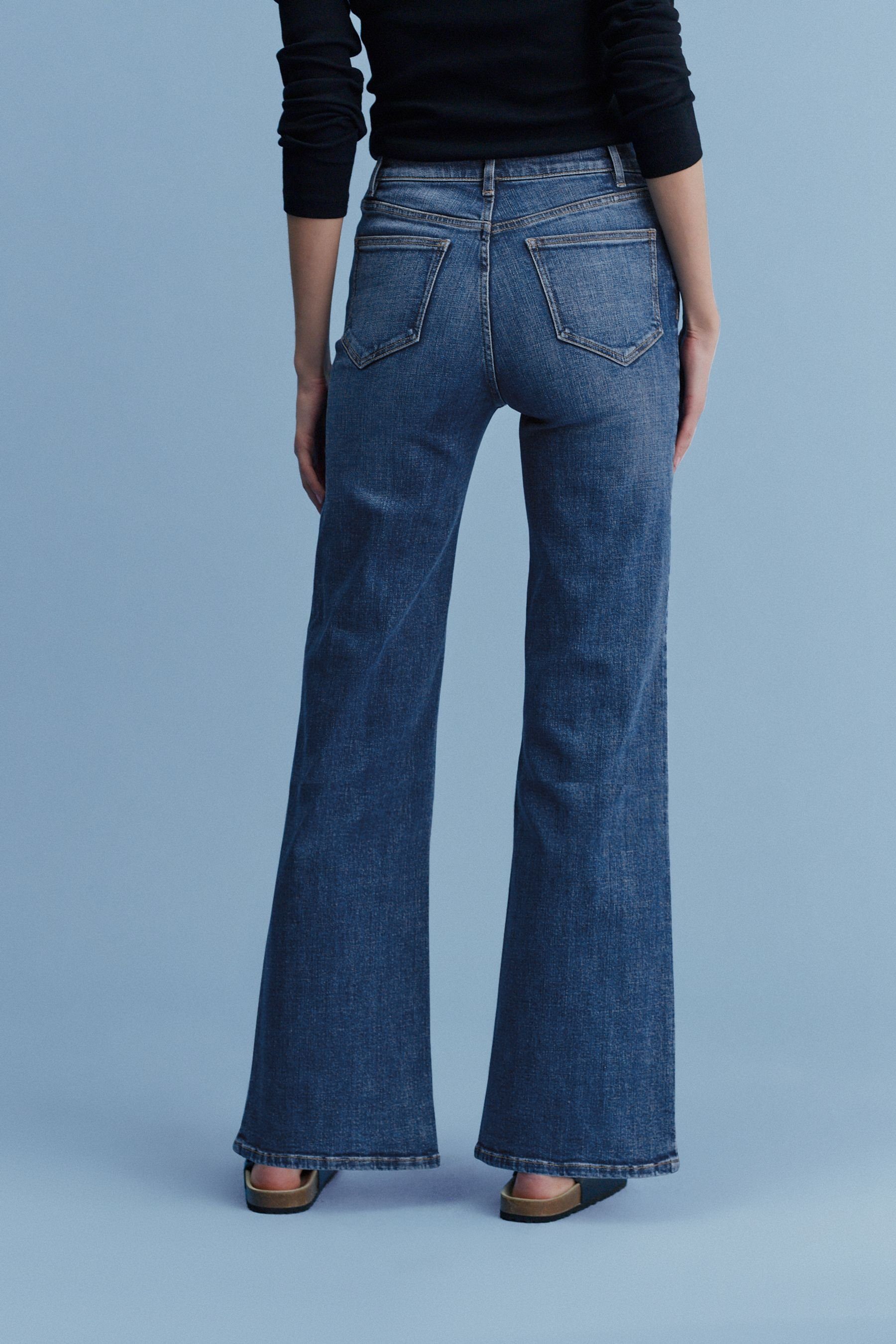 Next Weite Jeans Weit geschnittene Jeans günstig online kaufen