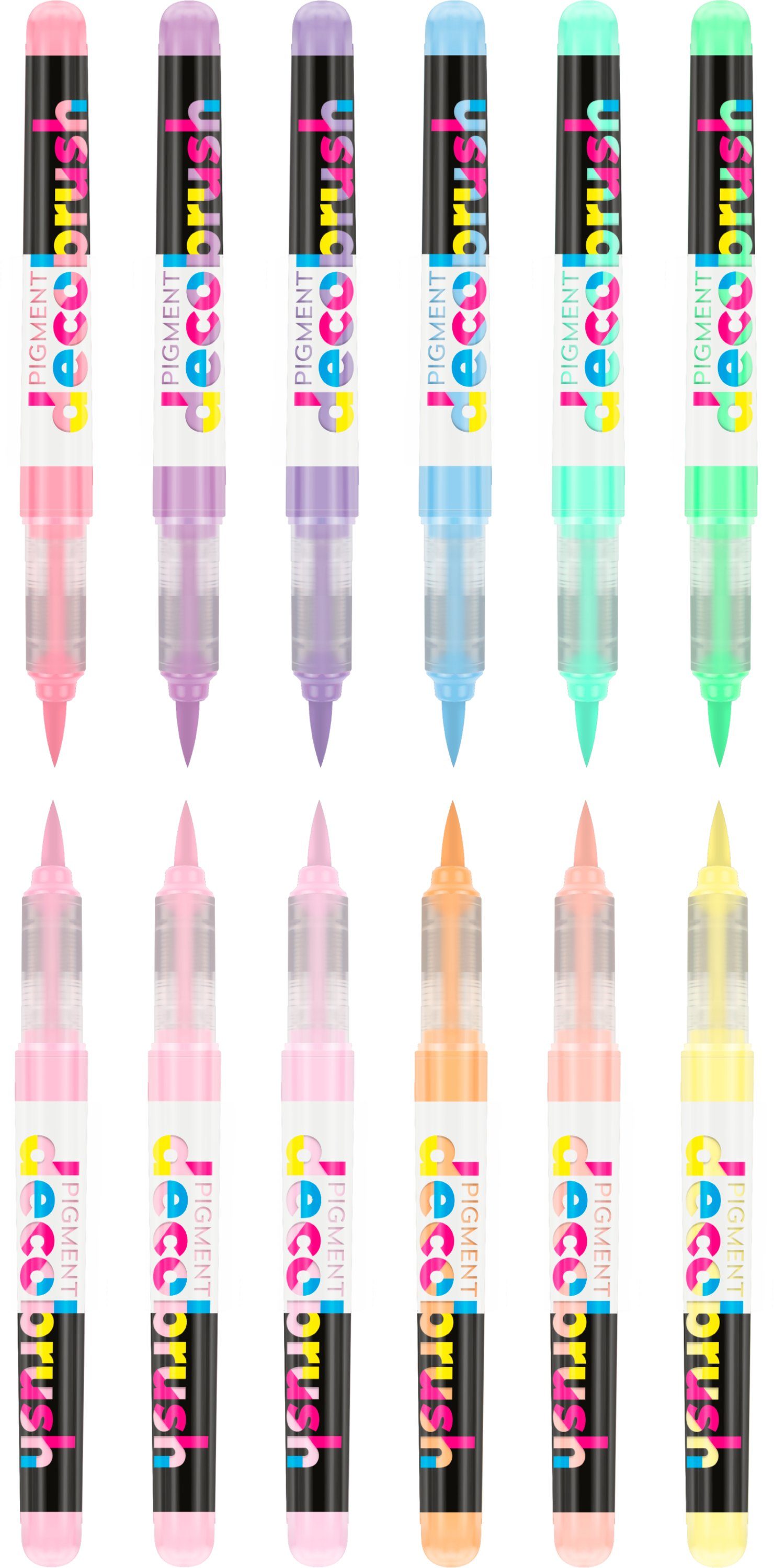 karin Aquarellstifte PIGMENT Decobrush Collection, 12 Stück