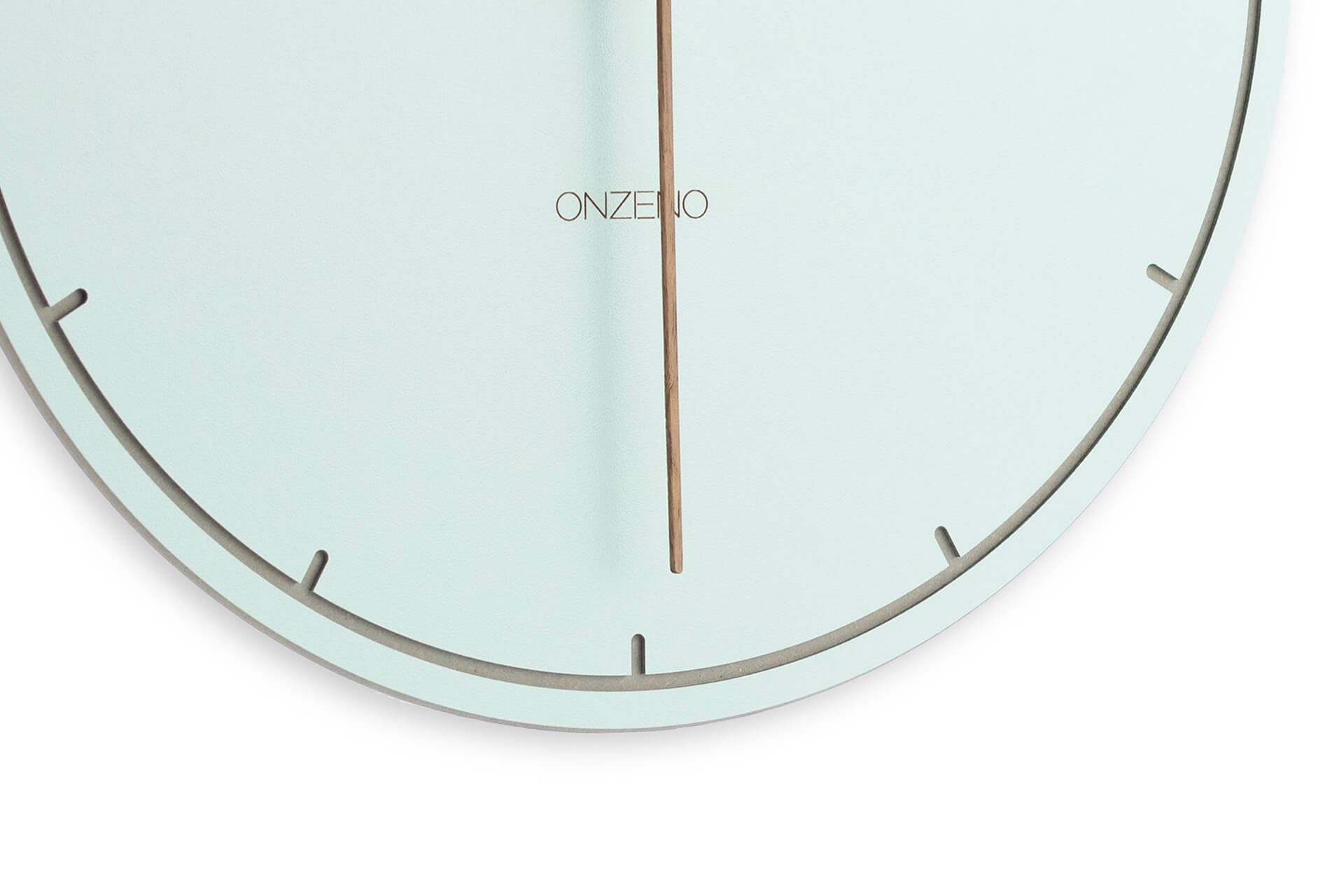 (handgefertigte Wanduhr cm ONZENO Design-Uhr) THE 29x29x0.5 GLOSSY.