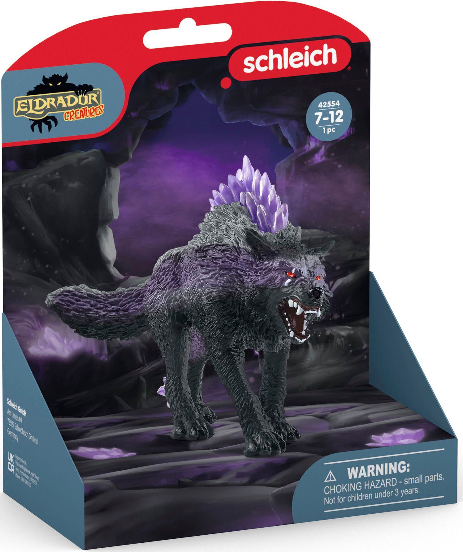 Schleich® Spielfigur ELDRADOR®, Schattenwolf (42554)