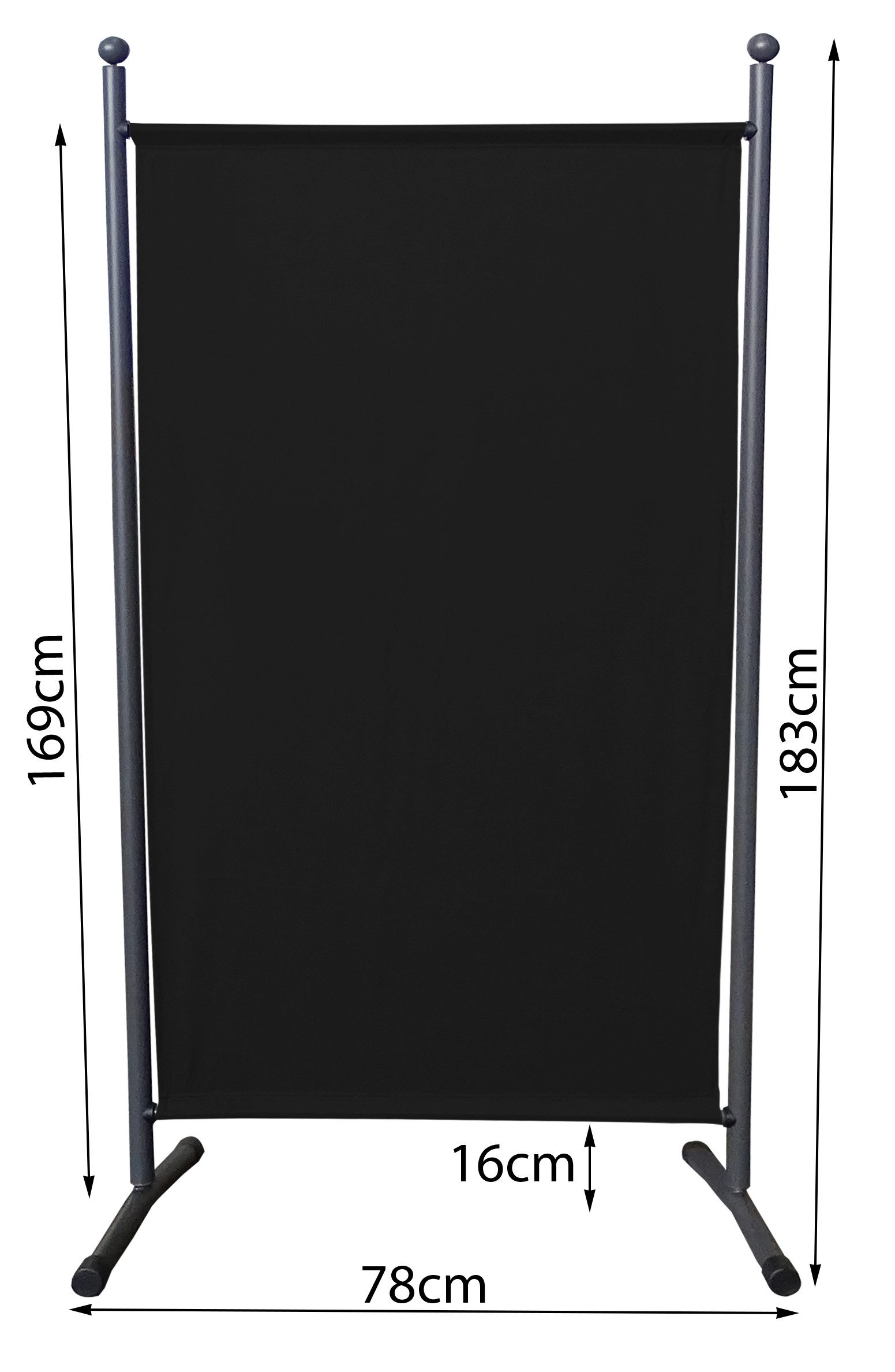 Quick Star Paravent Stellwand Outdoor Wetterfest in mehreren Größen - Farben - Motiven