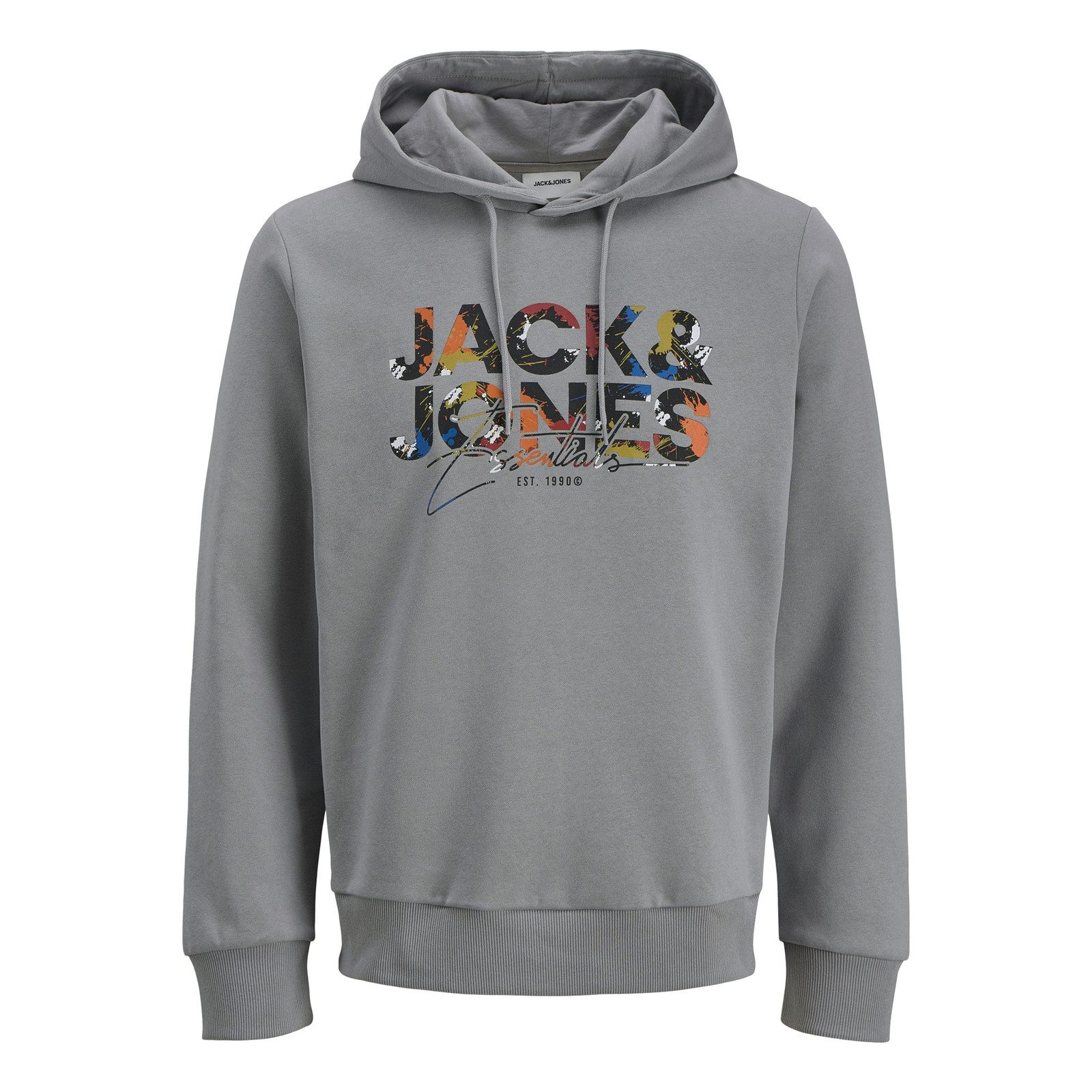 Jack & Jones Hoodie JJGEPLAS Sweat Hood mit großem Print auf der Vorderseit günstig online kaufen