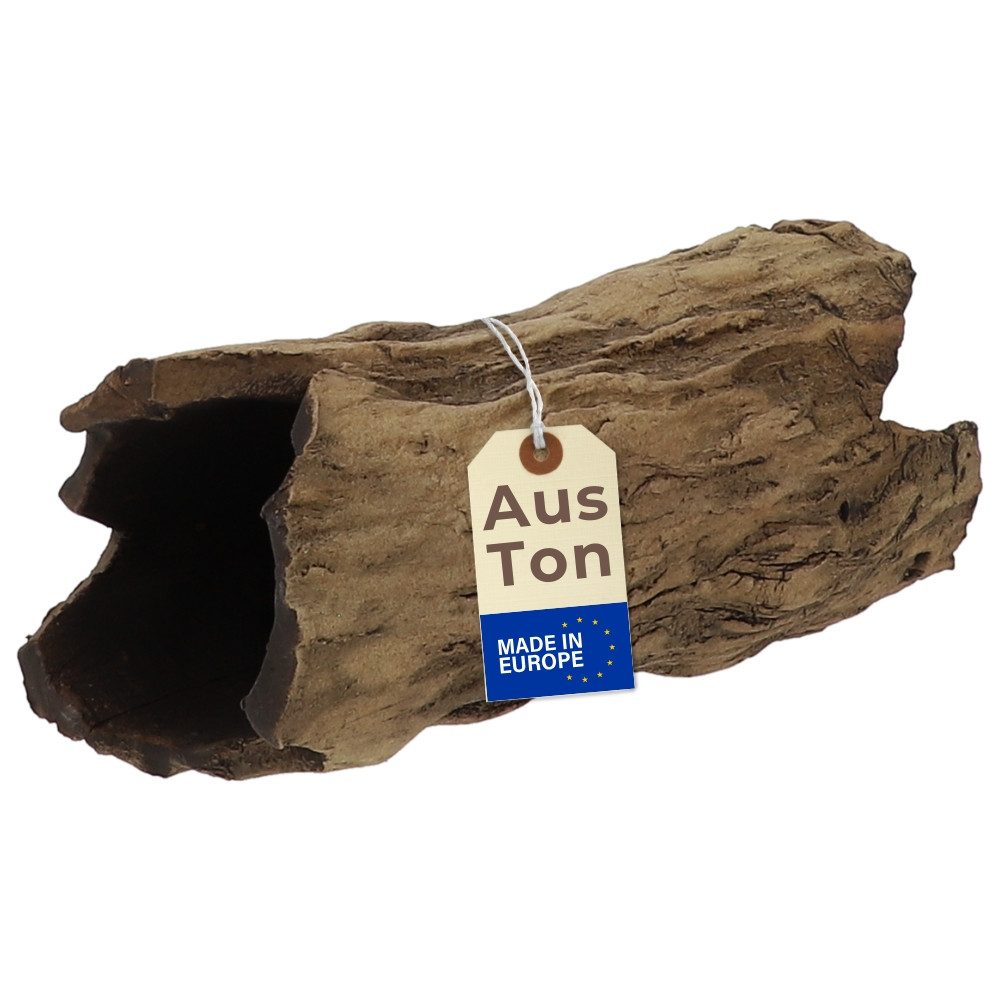 GarPet Aquariendeko Aquarium Deko Höhle Baumstamm XL Terrarium Deko fürs Aquarium Versteck