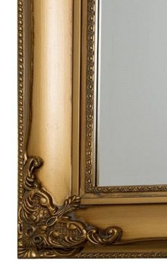 Casa Padrino Barockspiegel Barock Wandspiegel Gold 72 x H. 132 cm - Handgefertigter Barock Spiegel mit Holzrahmen und wunderschönen Verzierungen