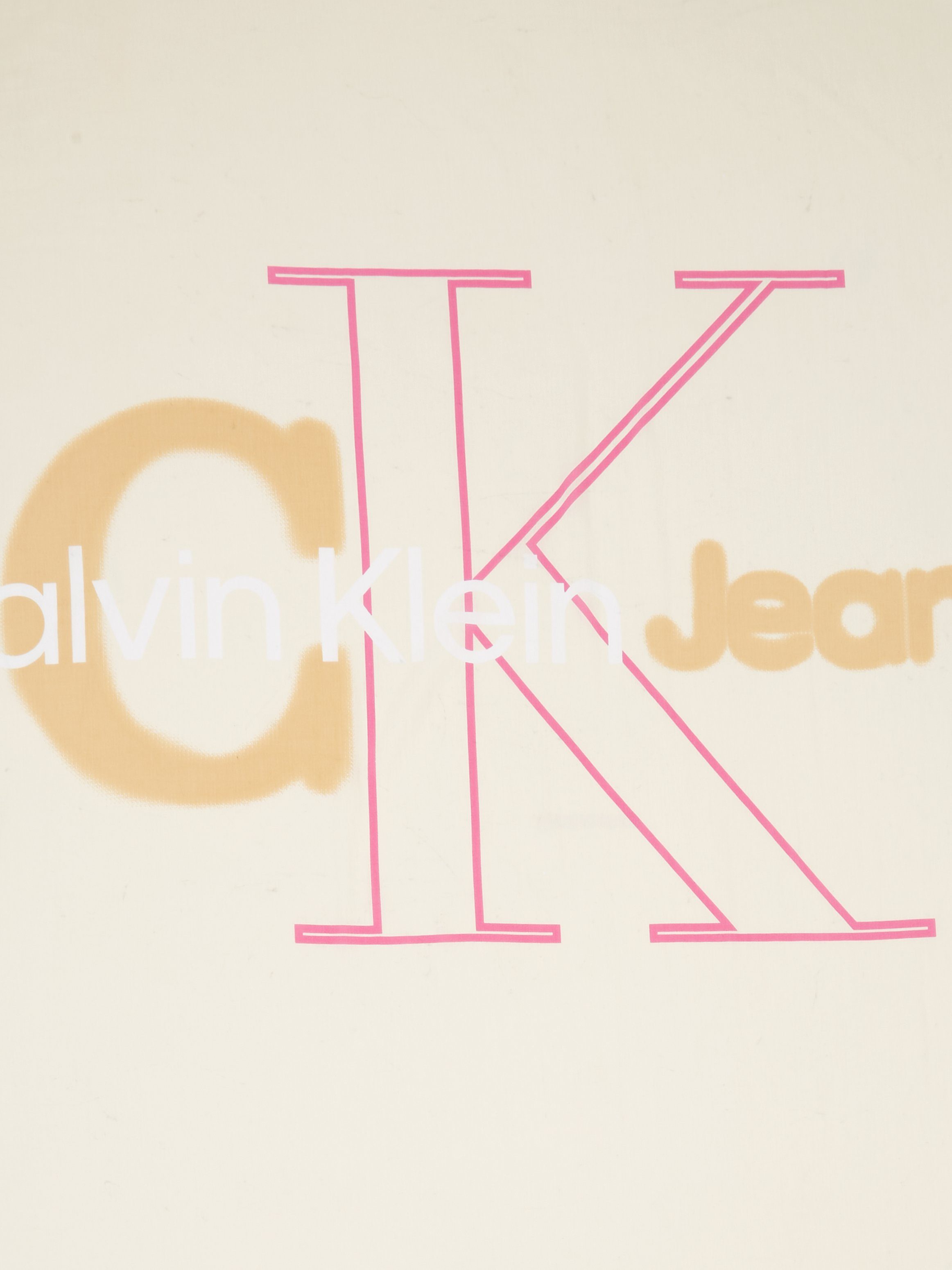 Klein Vanilla SCARF MONOLO Modeschal Calvin Jeans OUT CUT