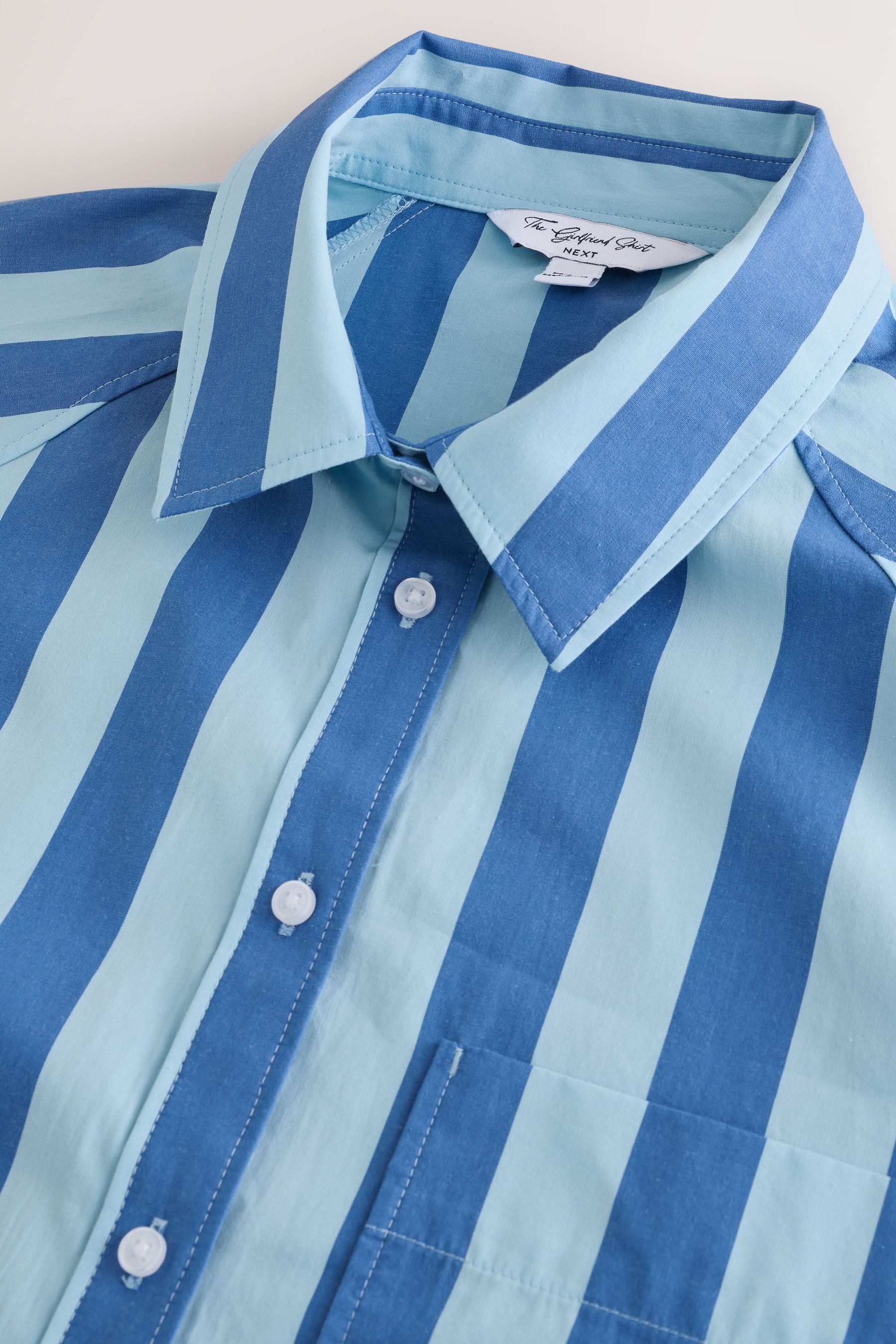 Next Langarmhemd Oversize-Langarmshirt aus 100 % Baumwolle günstig online kaufen