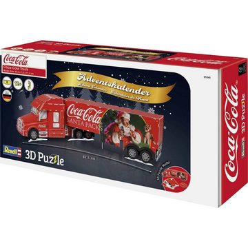 Revell® Adventskalender 3D-Puzzle Adtventskalender Coca-Cola-Truck