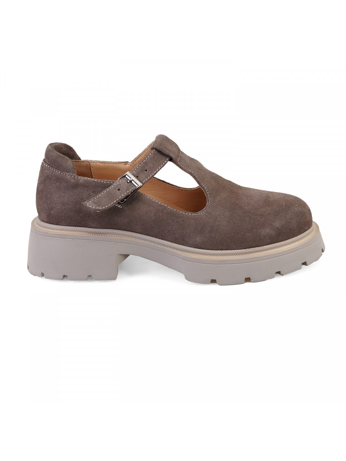Desa Damen-Slipper aus Wildleder – Flacher Absatz, atmungsaktiv Loafer