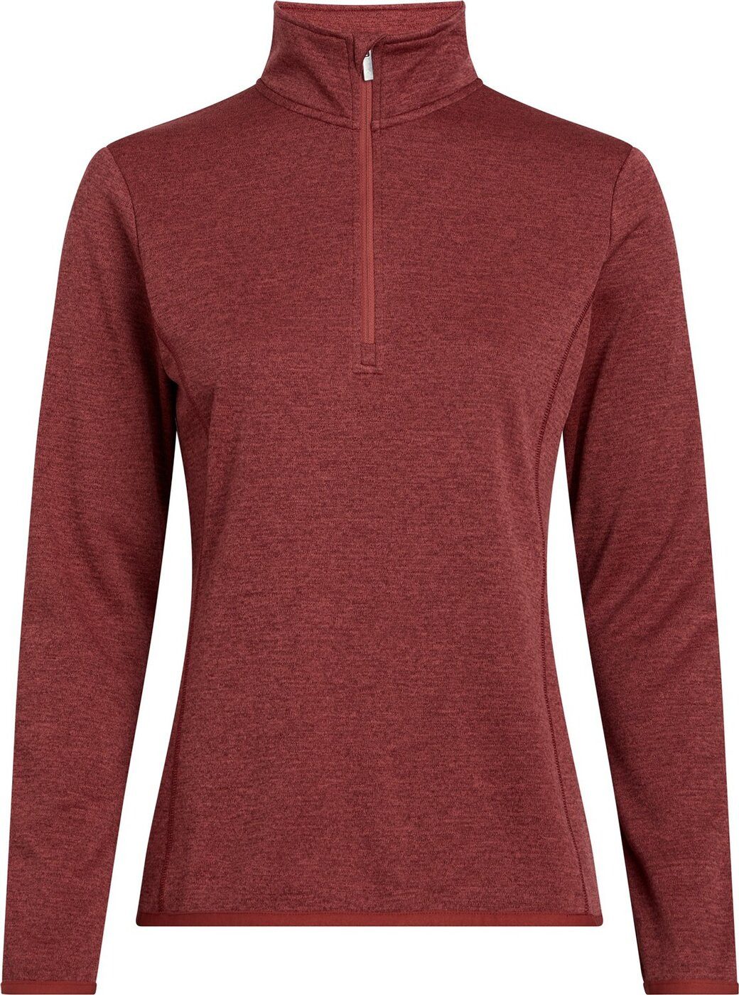 Rollkragenshirt Da.-Funktions-Shirt Andrea W MELANGE/RED WINE